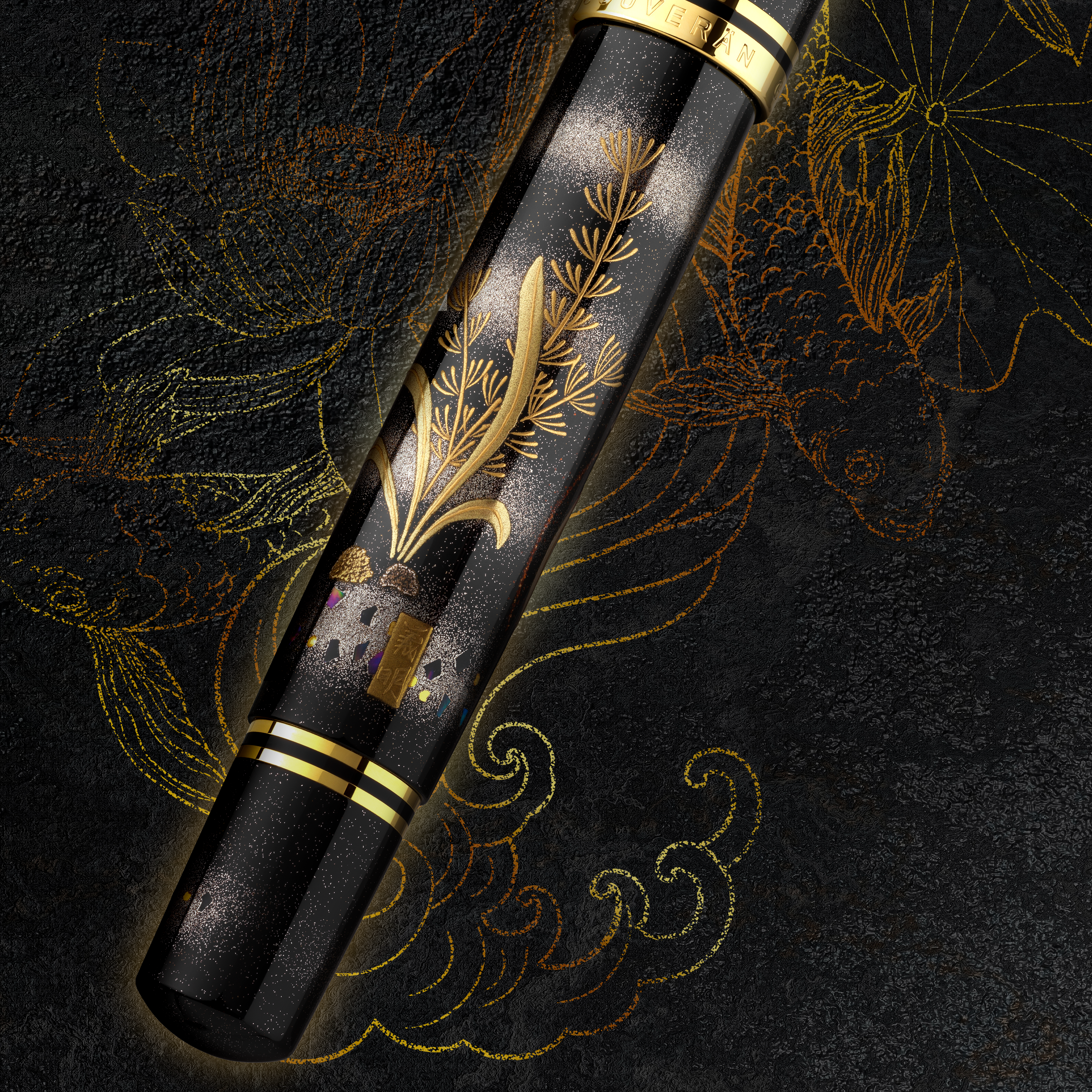 Pelikan Souverän M1000 Pelikan Maki-e Goldfish LE Vulpen