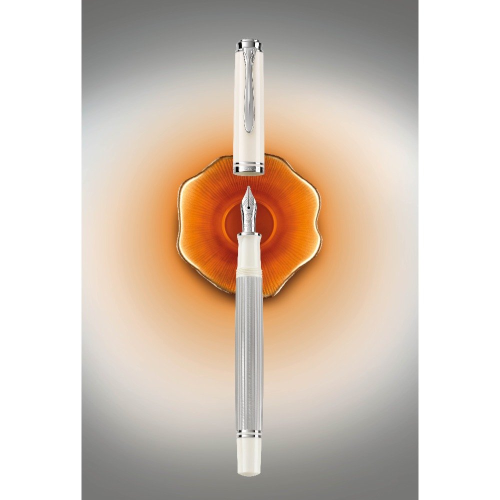 Pelikan Souverän M405 Silver/White Fountain pen