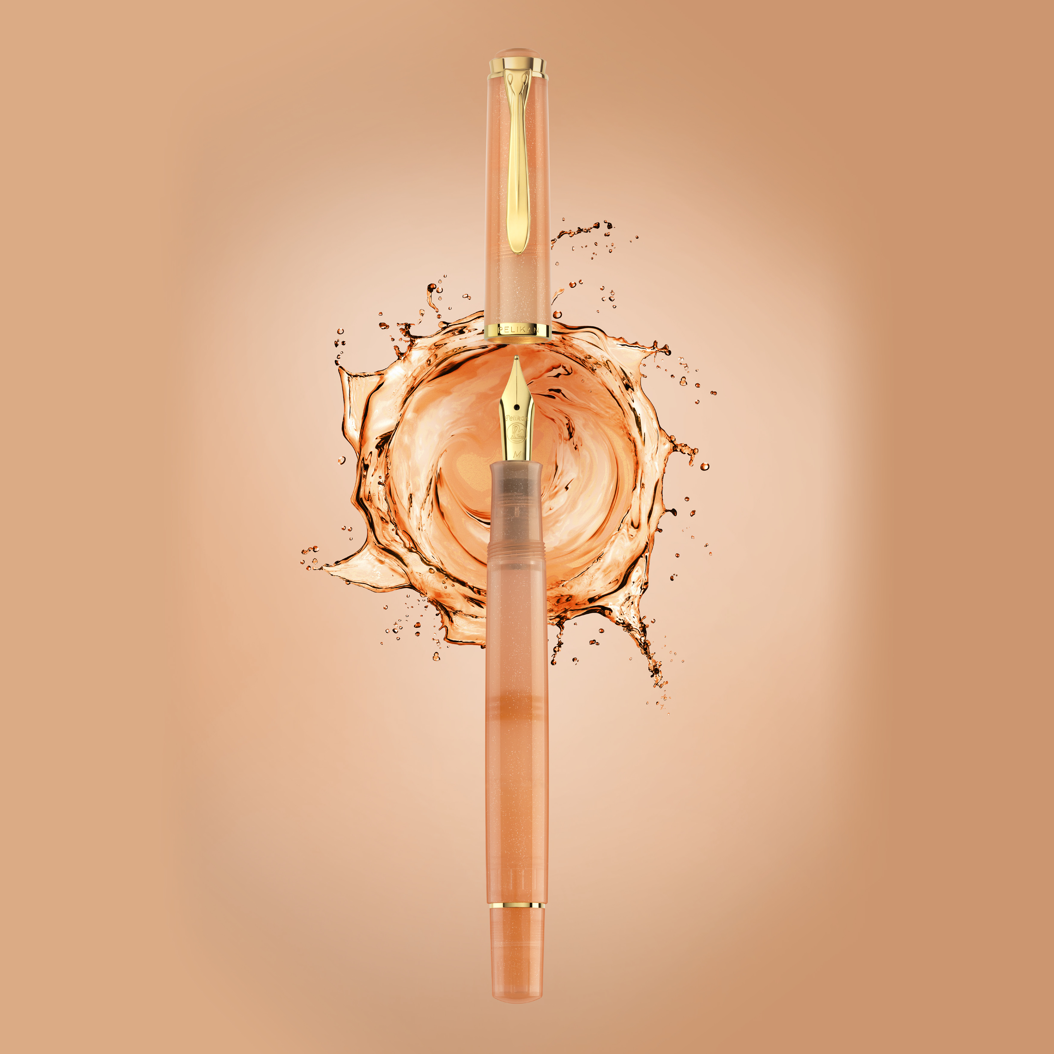 Pelikan Classic M200 Apricot Achat Special Edition Fountain pen