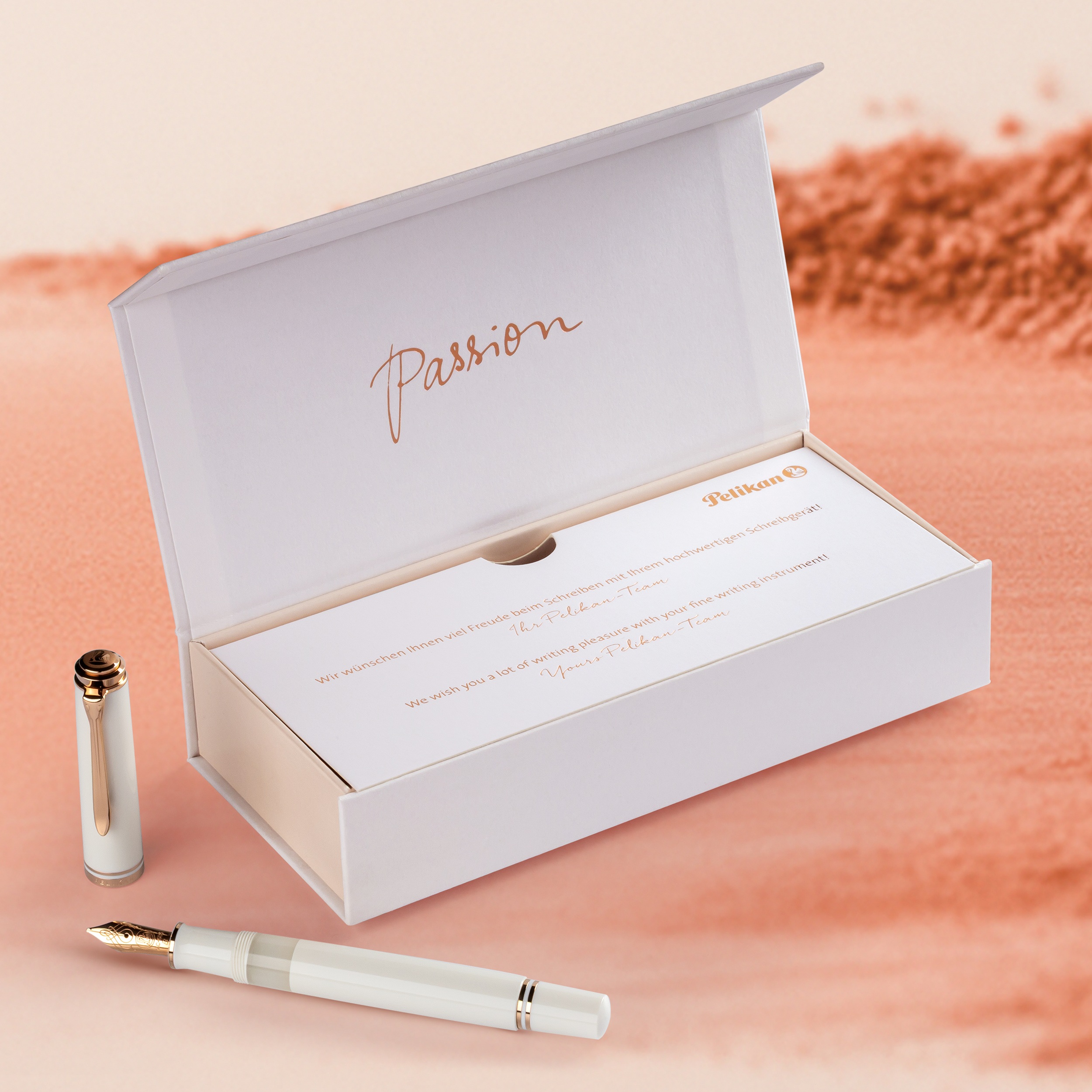 Pelikan Souverän M600 White Rose Gold Special Edition  Pióro Wieczne
