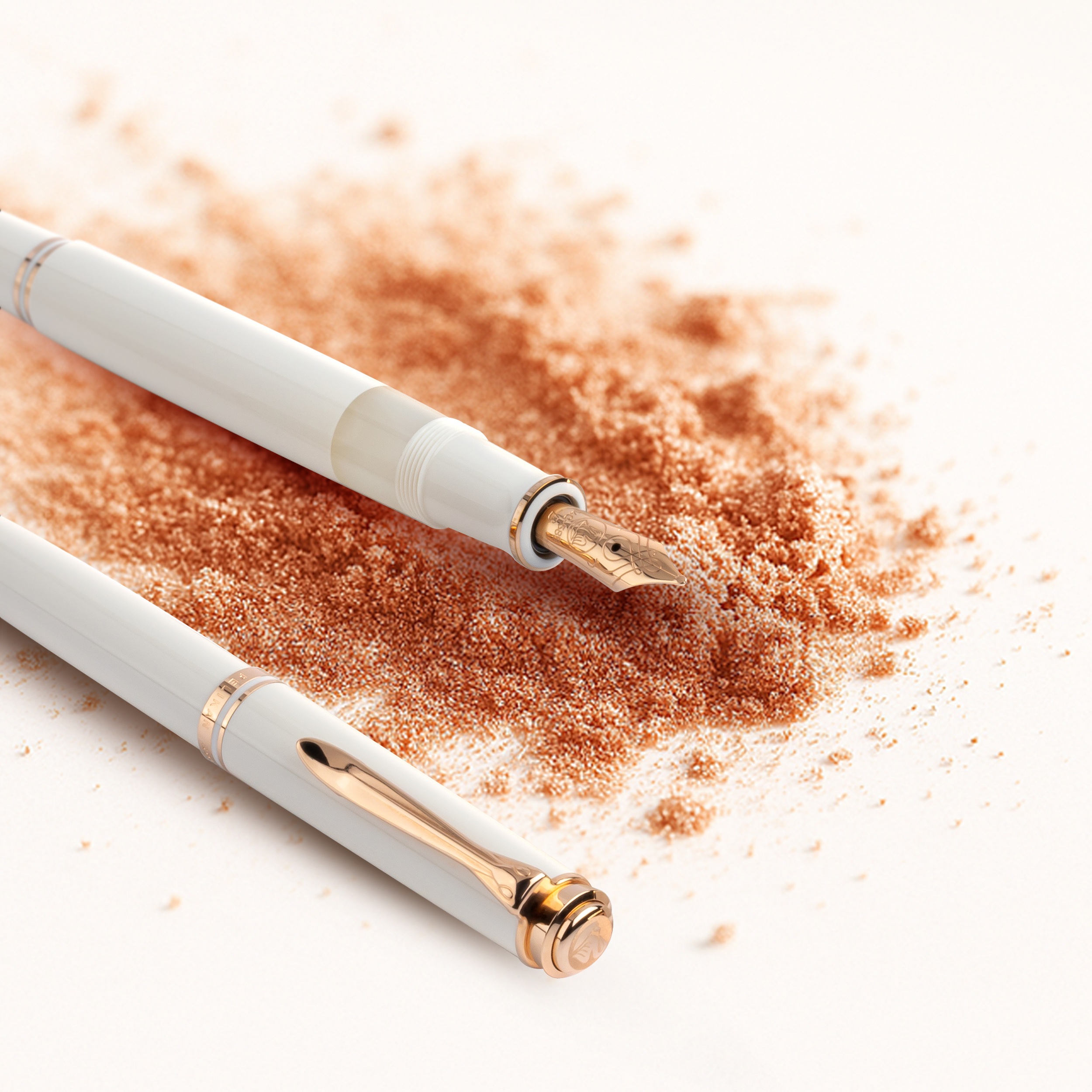 Pelikan Souverän M600 White Rose Gold Special Edition  Pióro Wieczne