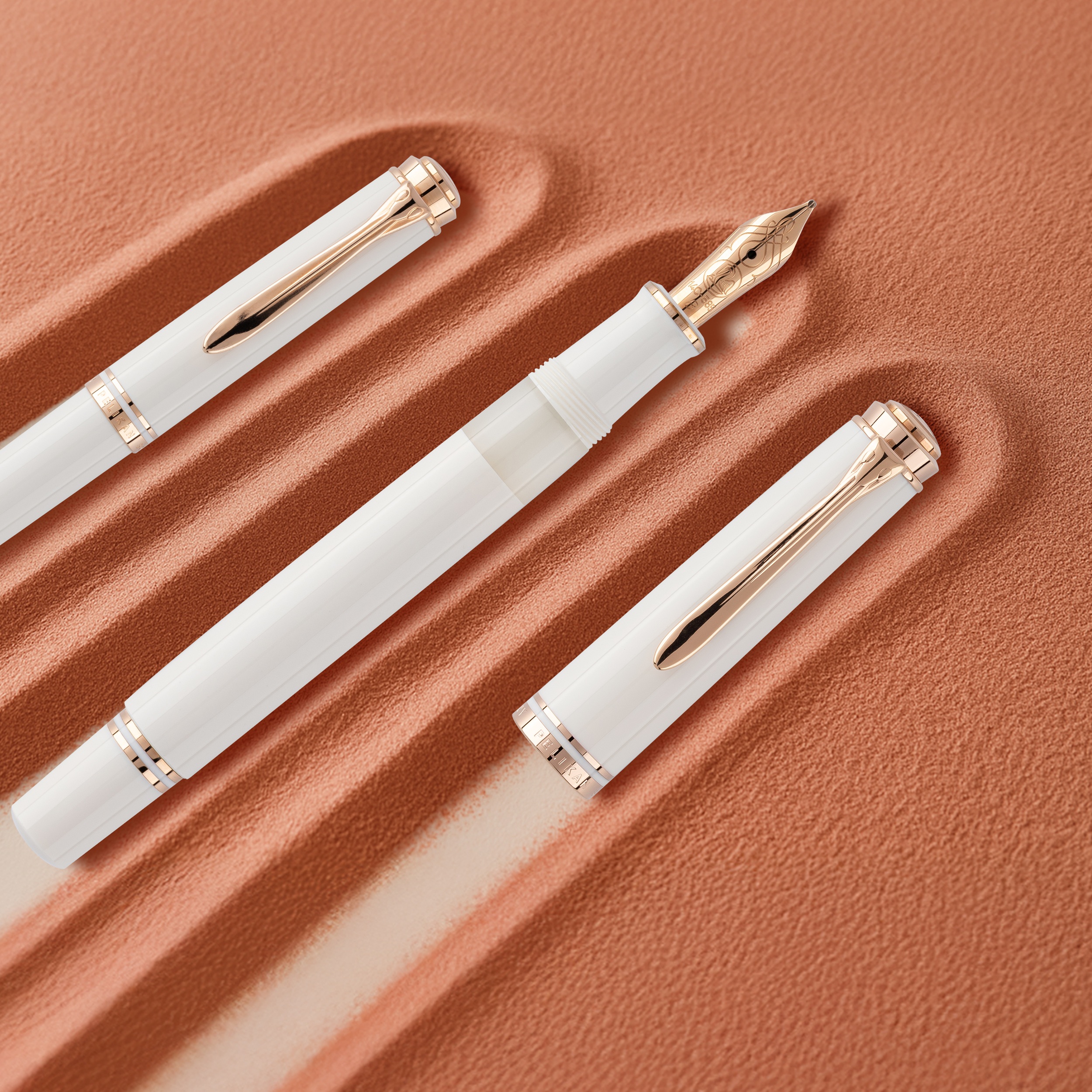 Pelikan Souverän M600 White Rose Gold Special Edition  Pióro Wieczne