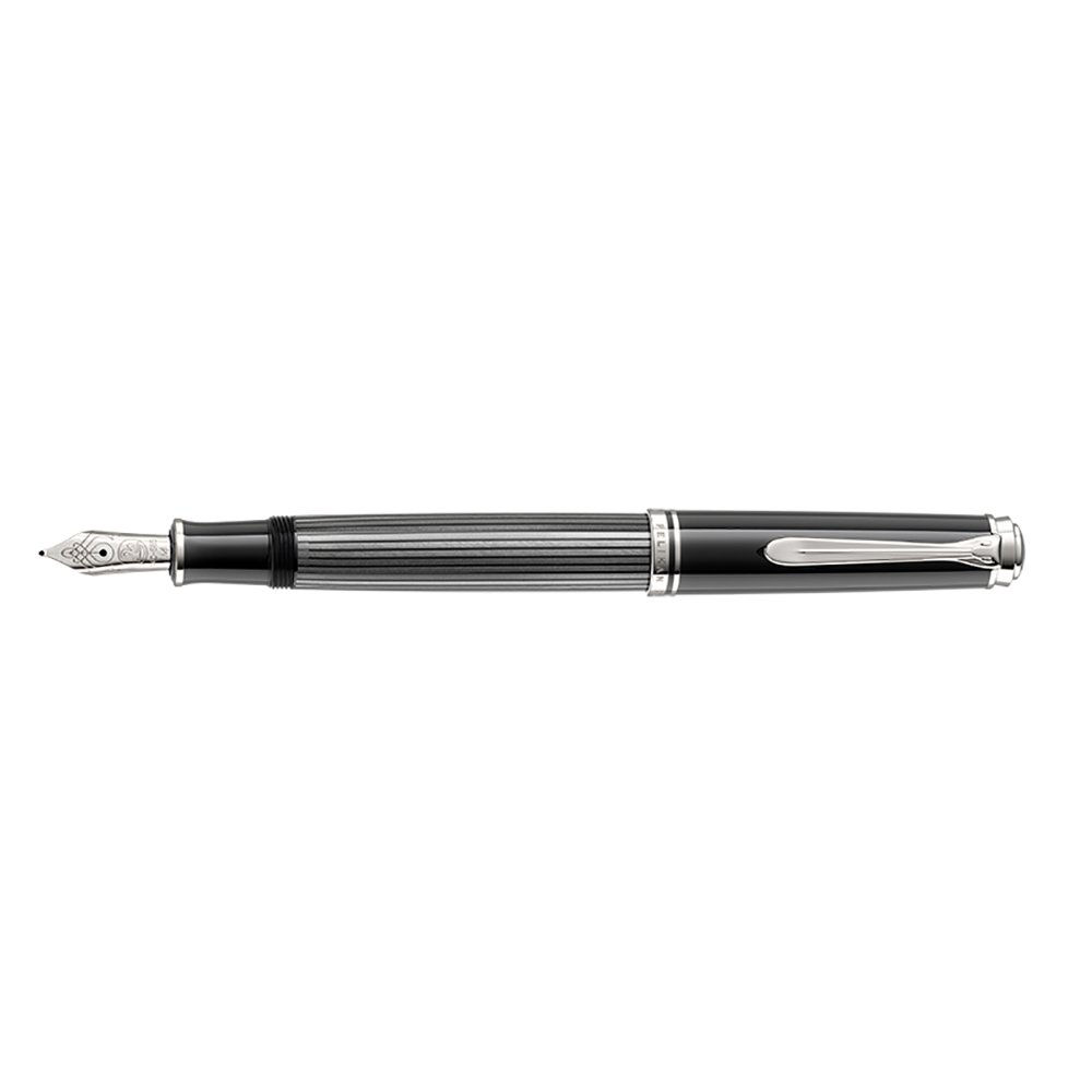 Pelikan Souverän M605 Black/Anthracite Stresemann Caneta de Tinta Permanente