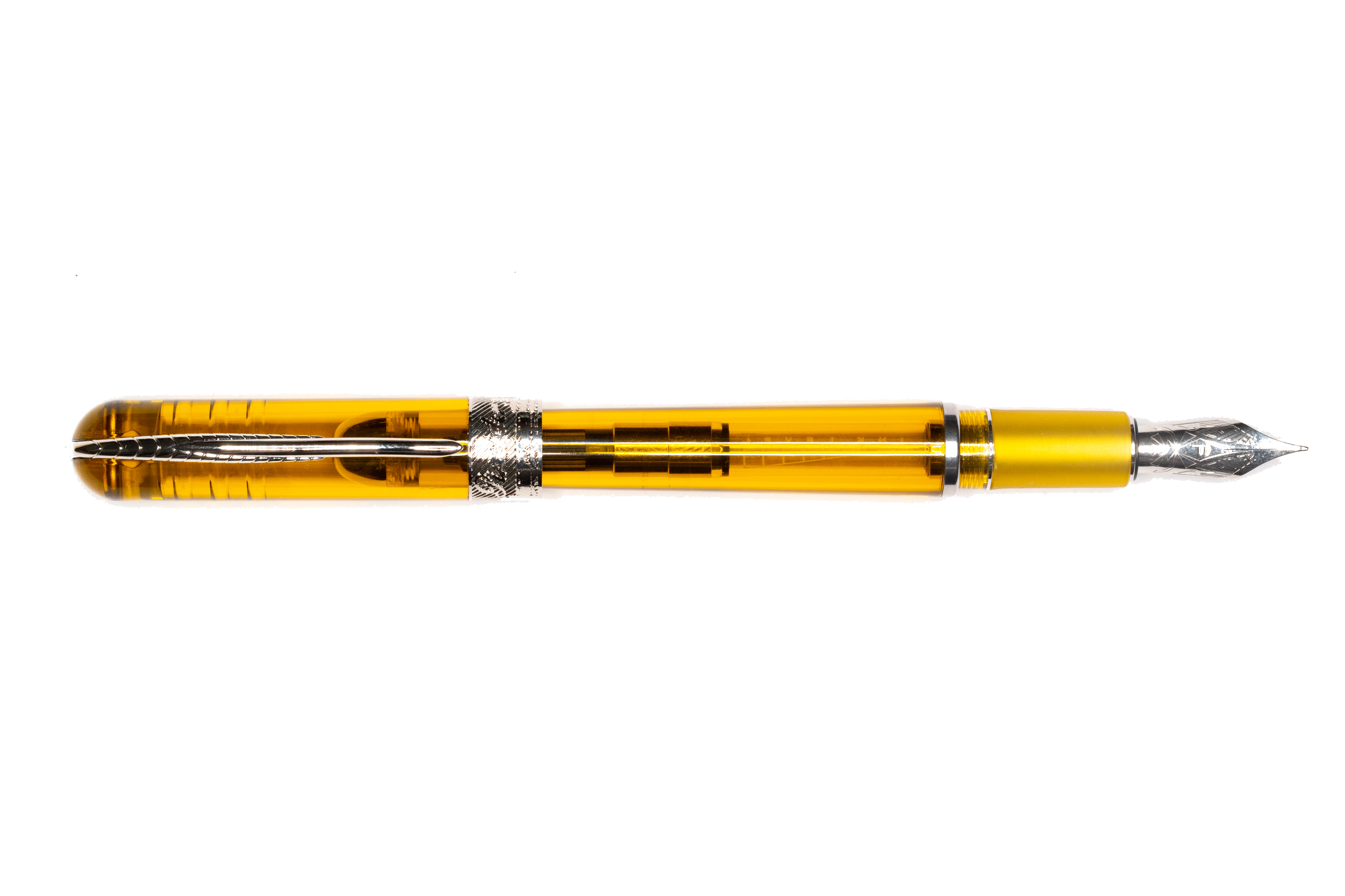Pineider Avatar UltraResin Demonstrator Amber Fountain pen