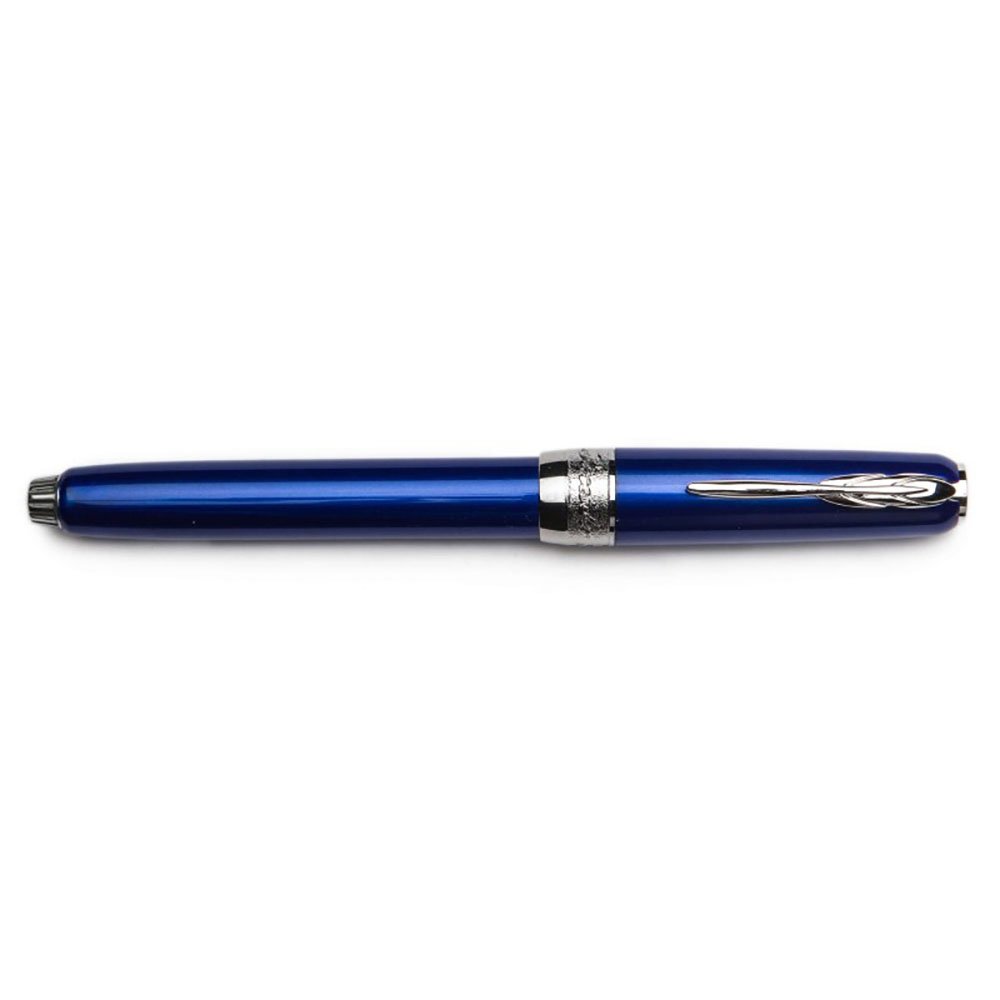 Pineider La Grande Bellezza Full Metal Jacket 14KT Lightning Blue Fountain pen