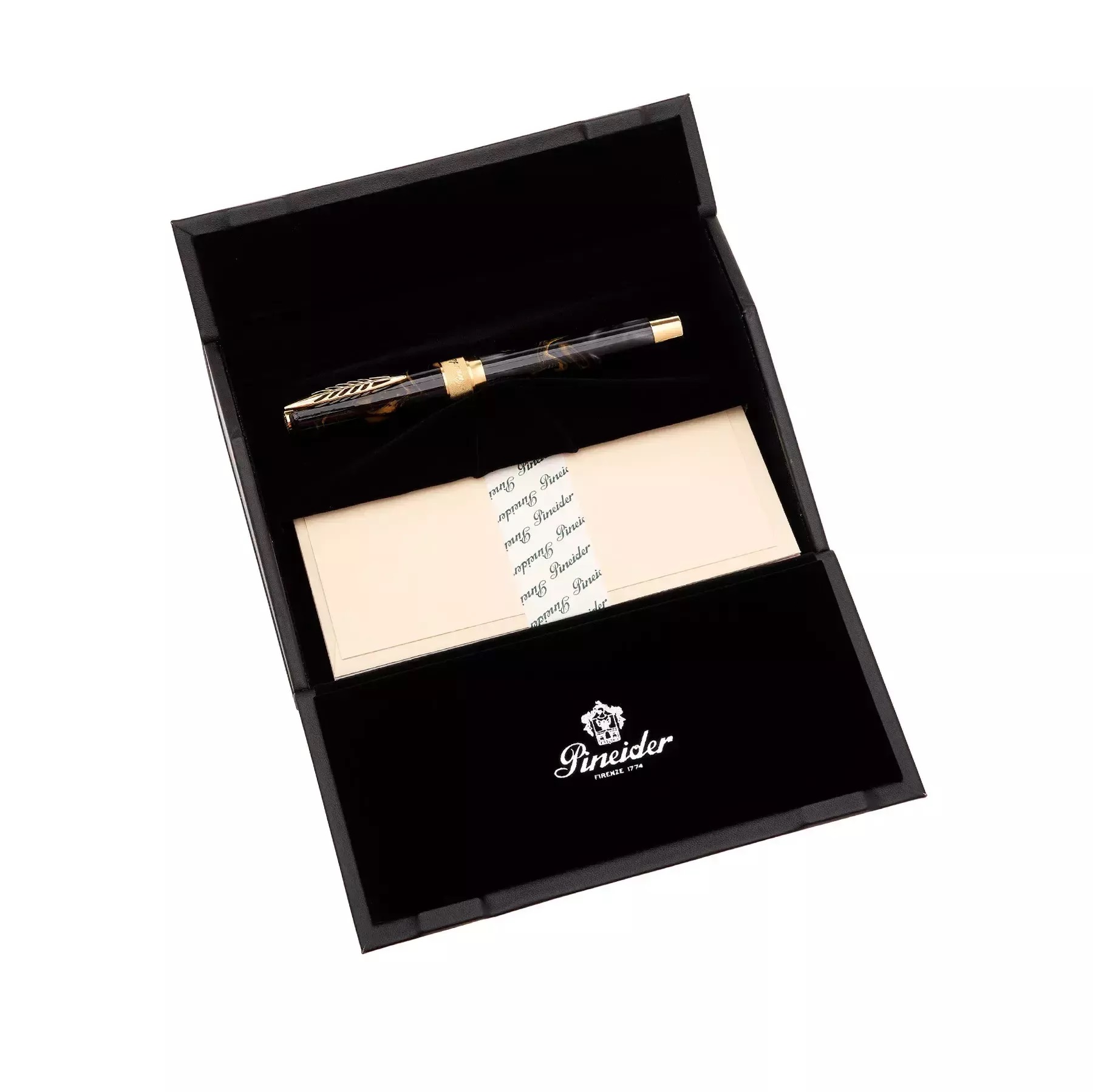 Pineider La Grande Bellezza Rock Midnight Black GT Füllfederhalter