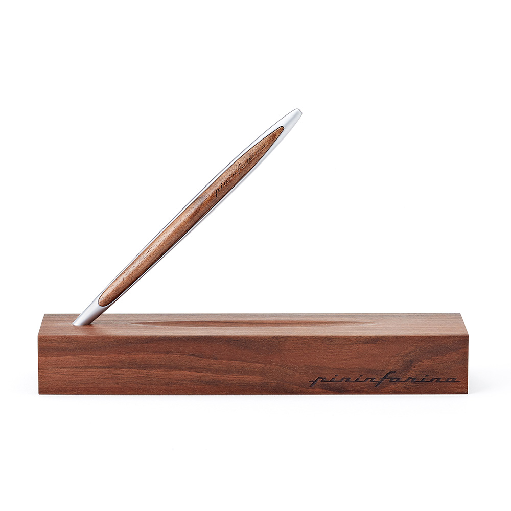 Pininfarina Cambiano Walnut Aluminum Ethergraf Bleistift