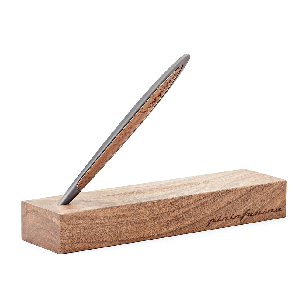 Pininfarina Cambiano Walnut Matte Black Ethergraf Pencil