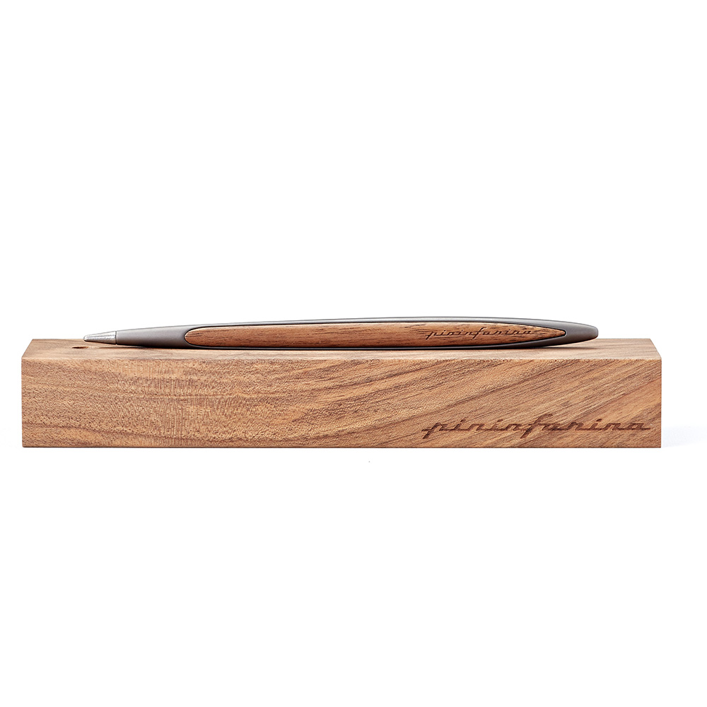 Pininfarina Cambiano Walnut Matte Black Ethergraf Pencil