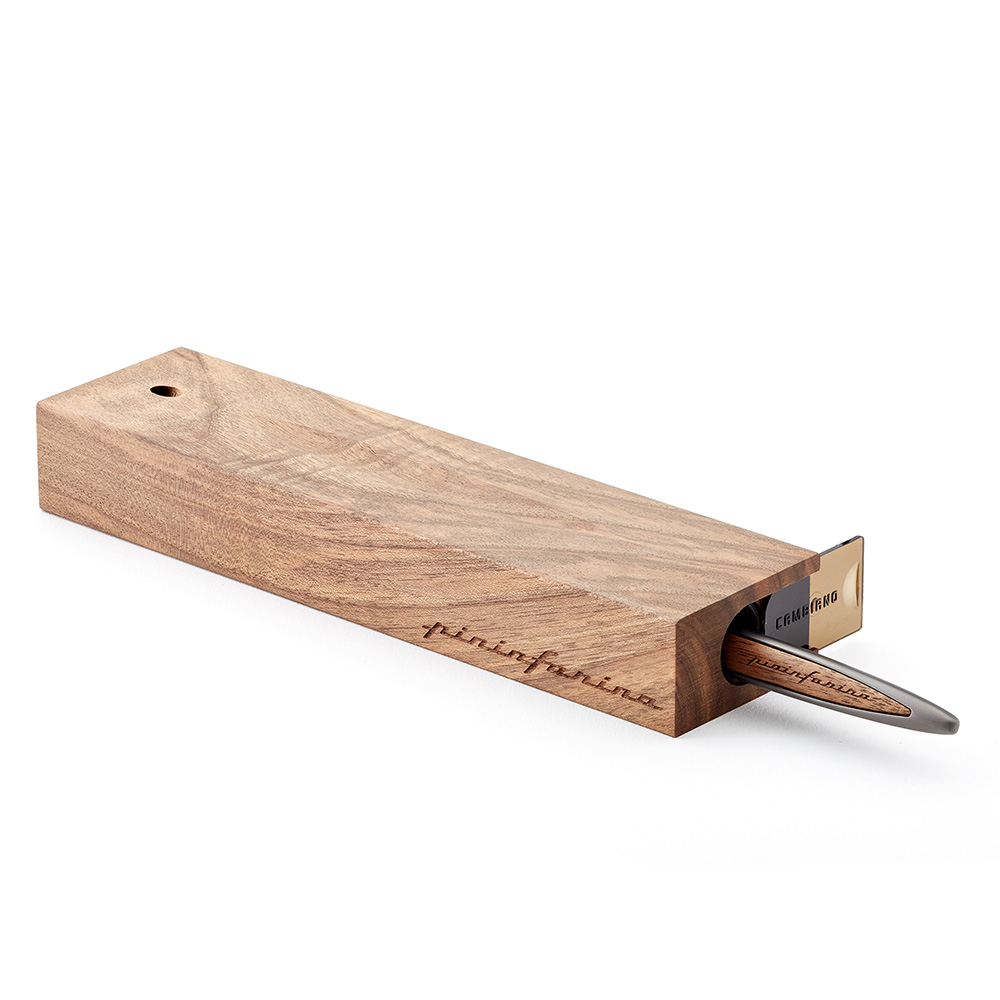 Pininfarina Cambiano Walnut Matte Black Ethergraf Pencil