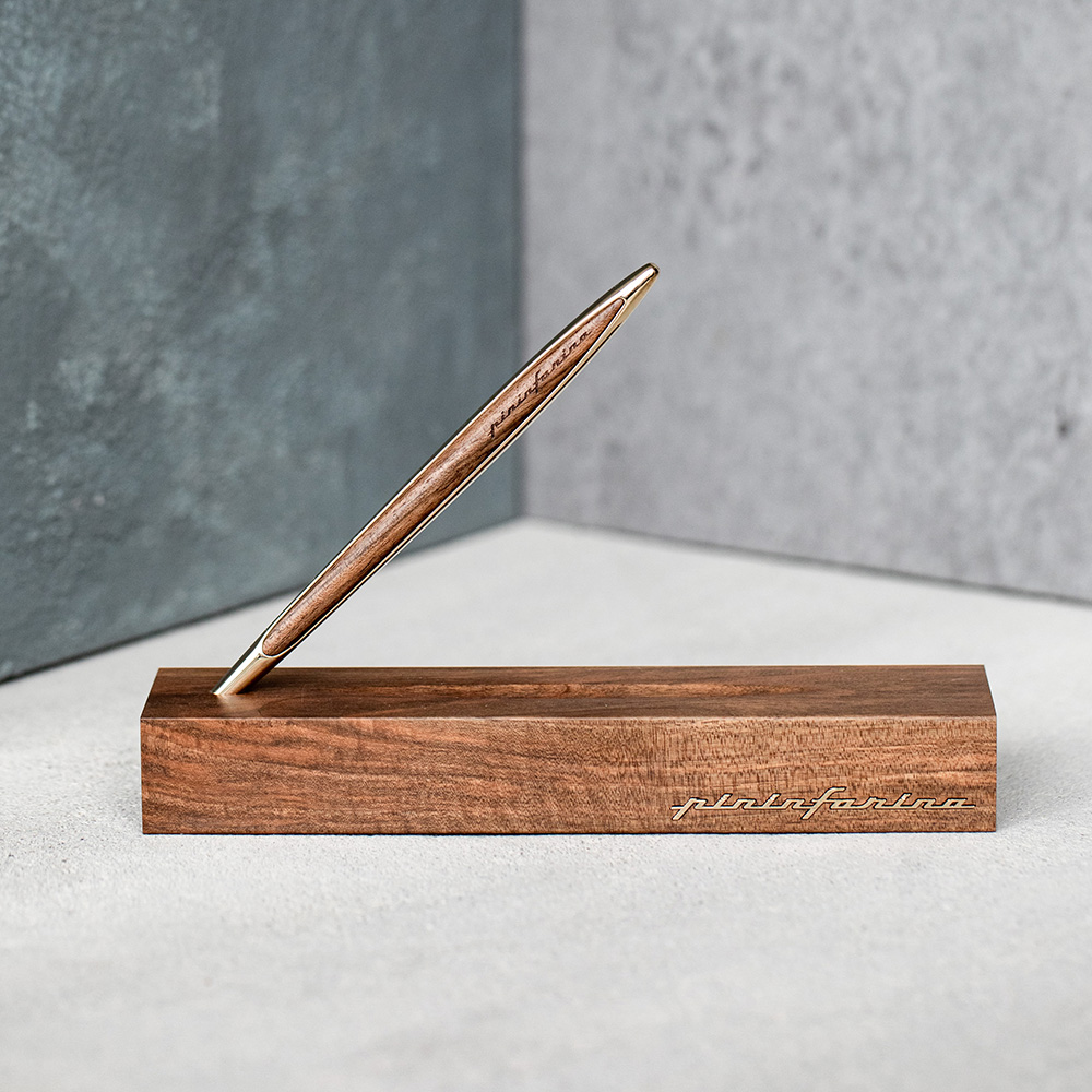 Pininfarina Cambiano Walnut Gold Ethergraf Pencil