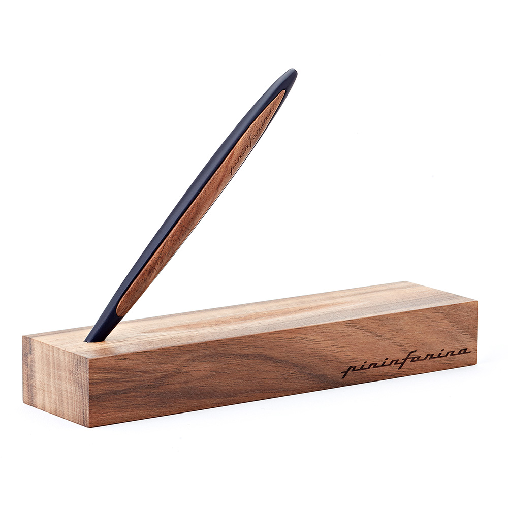 Pininfarina Cambiano Walnut Blue Ballpoint