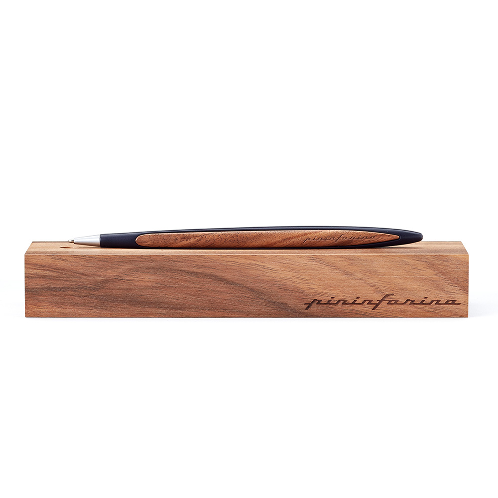 Pininfarina Cambiano Walnut Blue Ballpoint