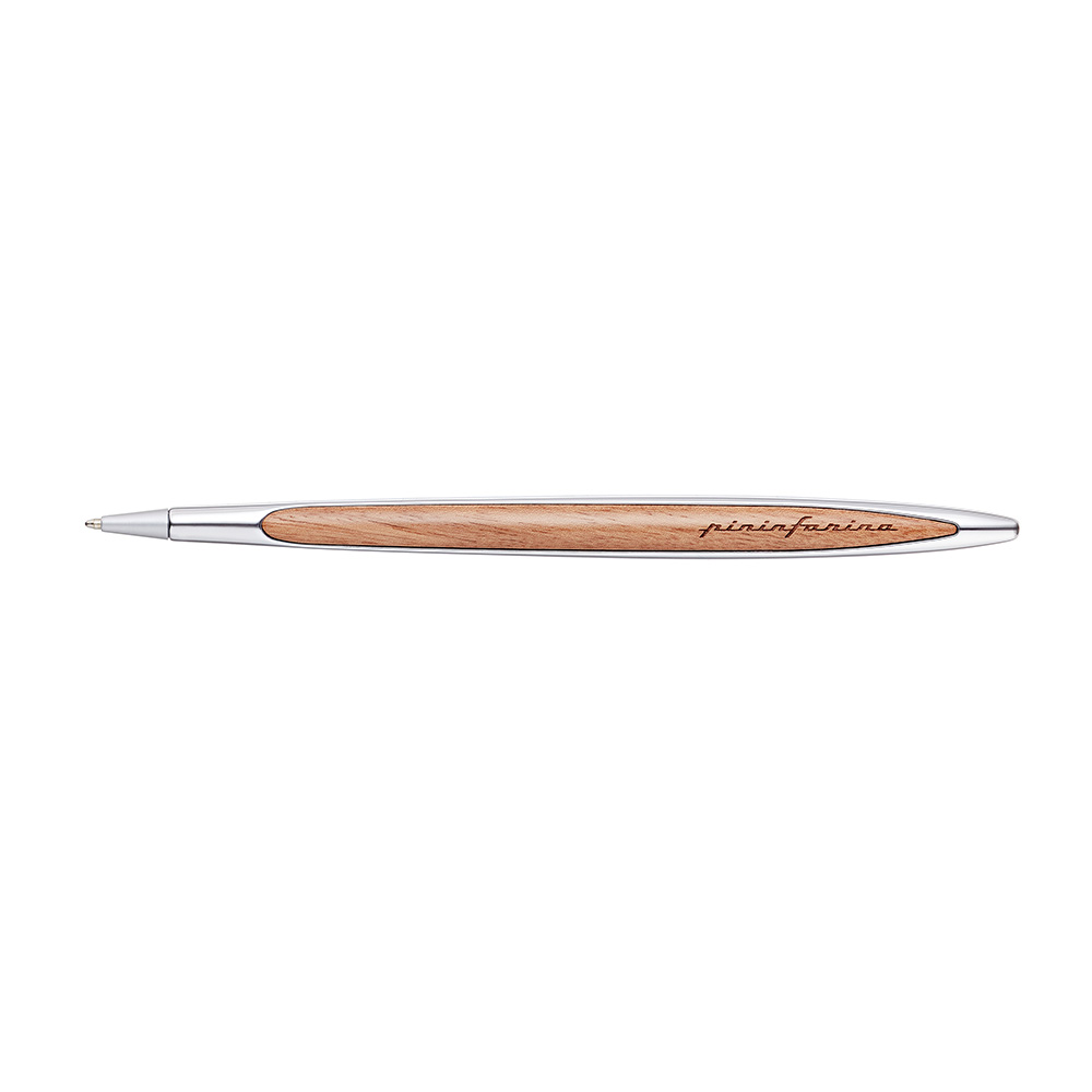 Pininfarina Cambiano Walnut Chrome Bolígrafo