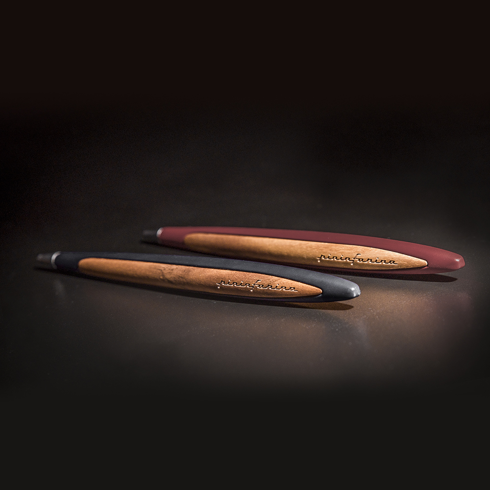 Pininfarina Cambiano Walnut Blue Ballpoint
