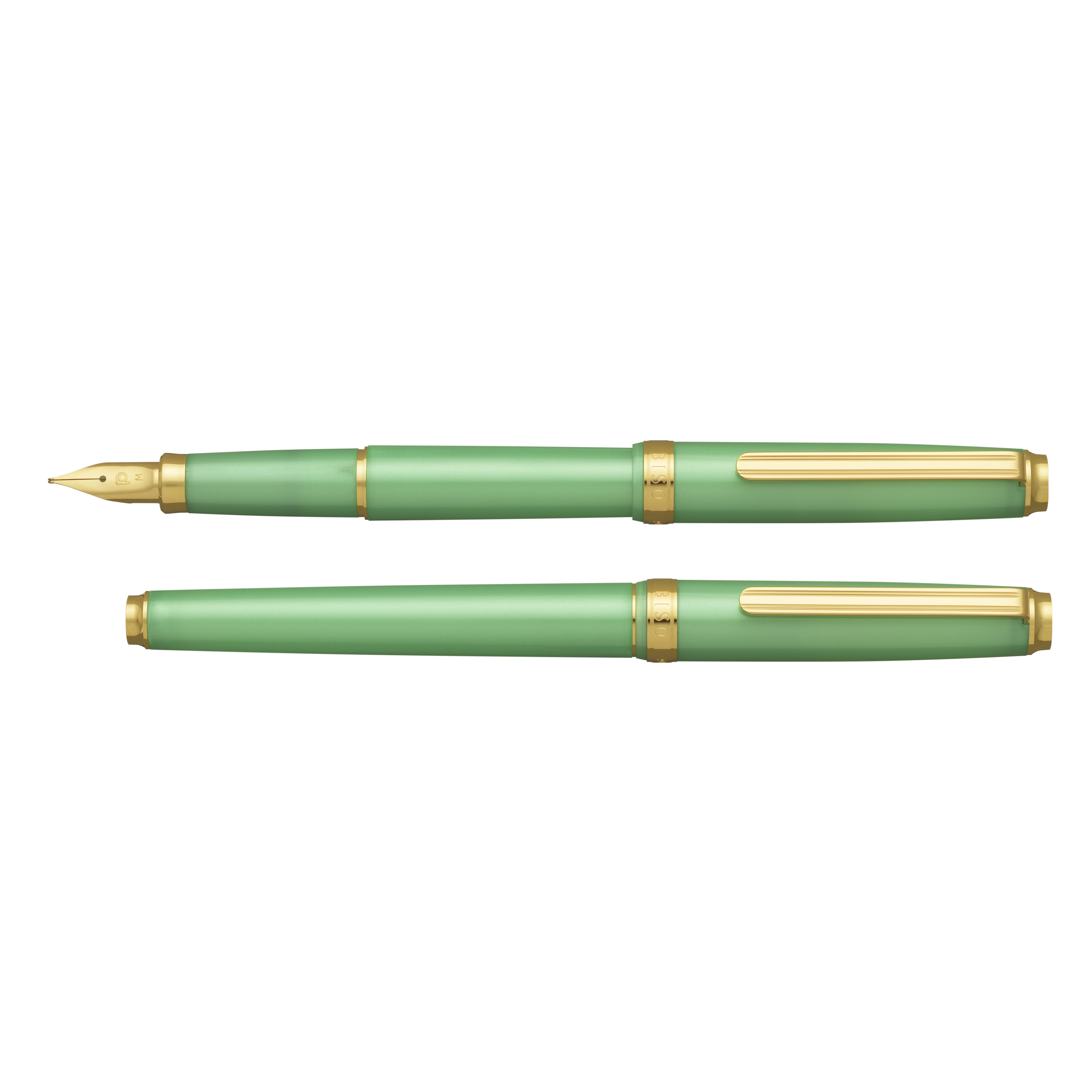 Platinum Biso Sparkle Mint Green GT Fountain pen