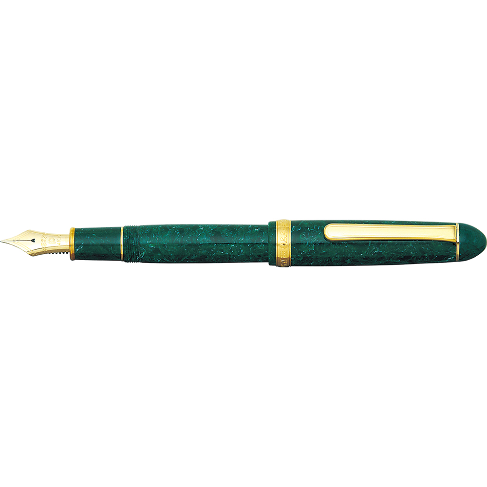 Platinum #3776 Century Celluloid Jade Fountain pen