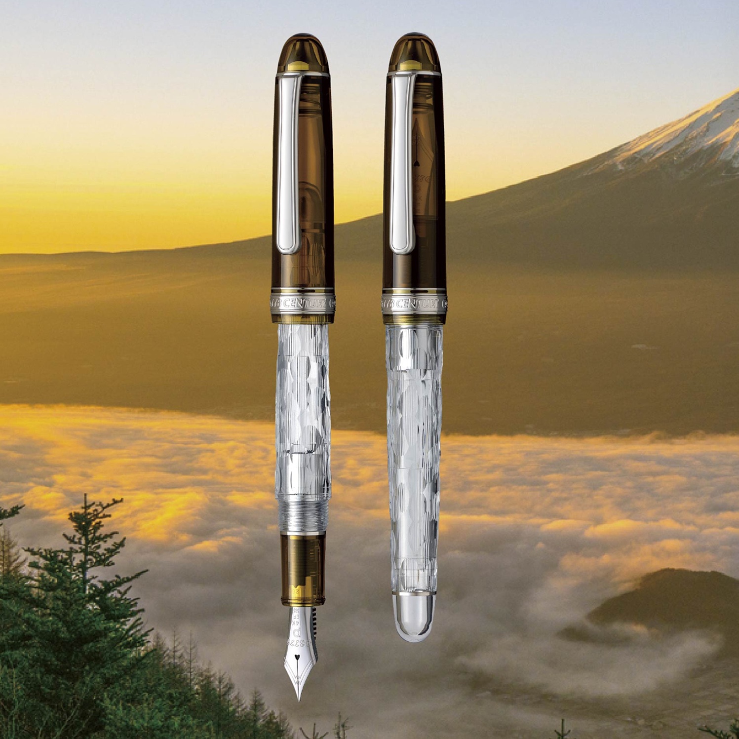 Platinum #3776 Century Fuji Unkei LE Series Unkai Fountain pen