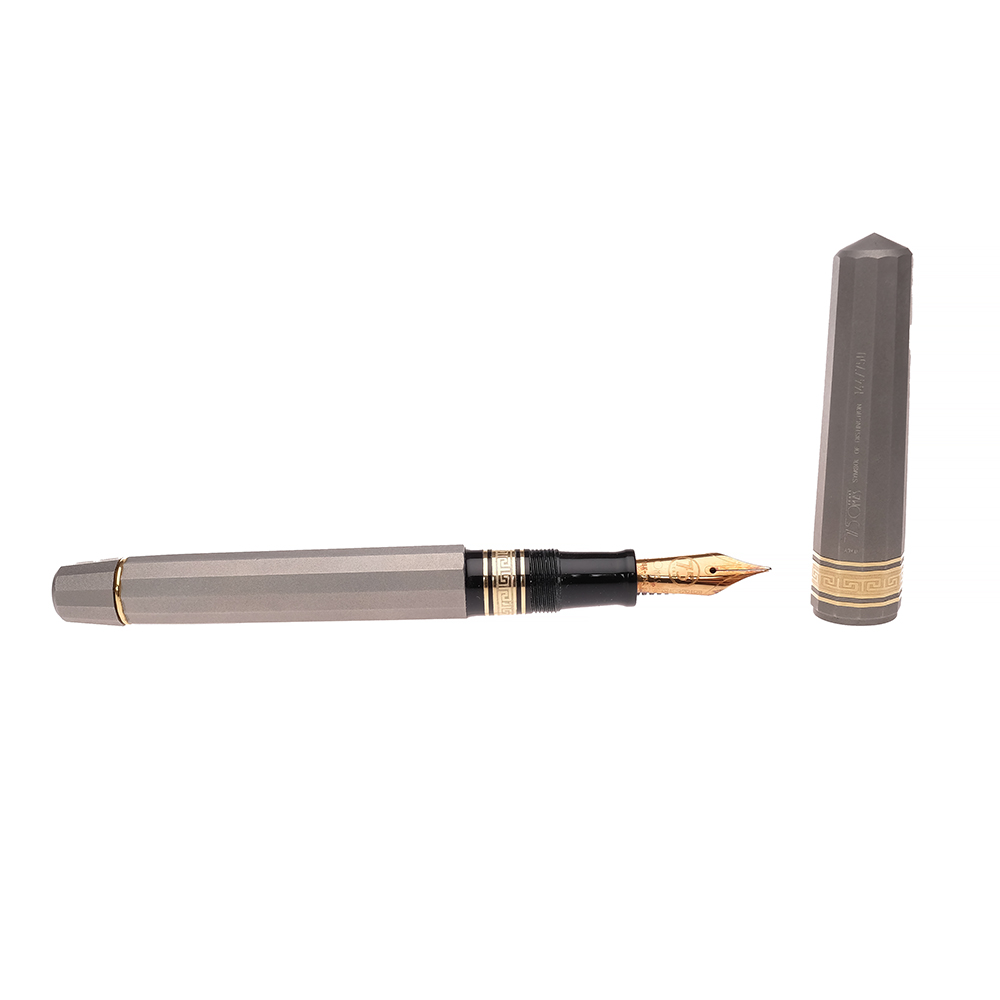 Omas T2 Paragon Titanio Fountain Pen Pre-owned