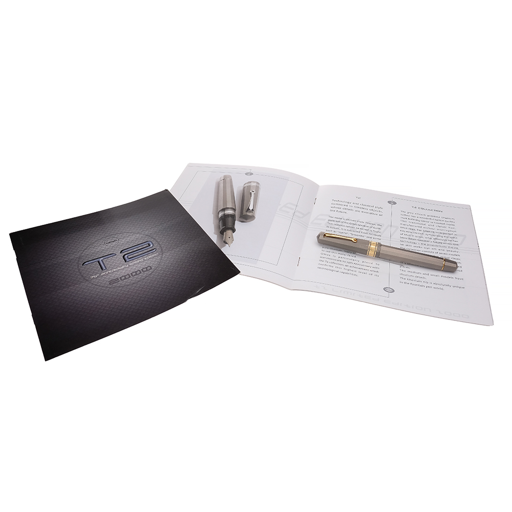 Omas T2 Paragon Titanio Fountain Pen Pre-owned