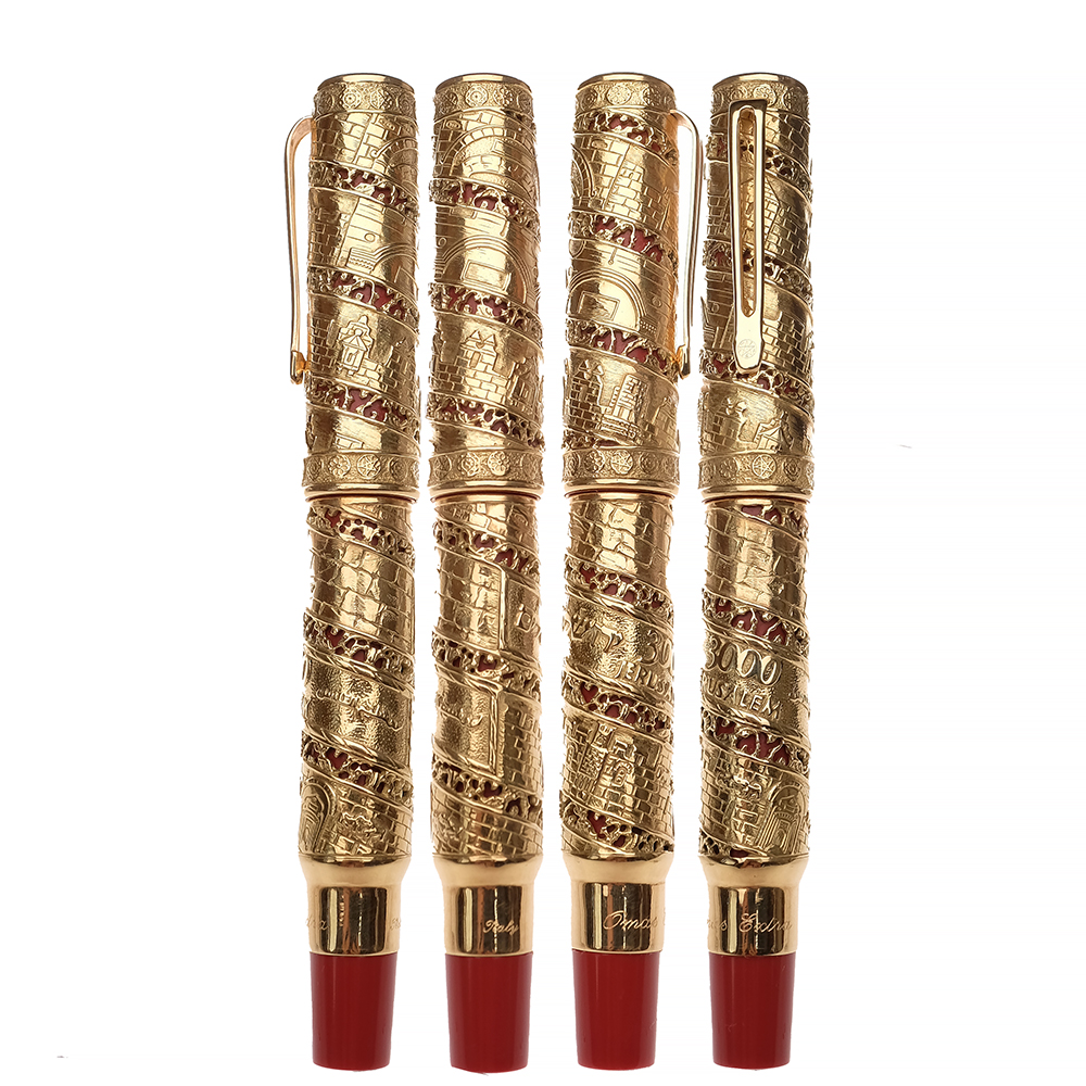 Omas Jerusalem 3000 Solid 18K Gold LE Fountain Pen Pre-owned
