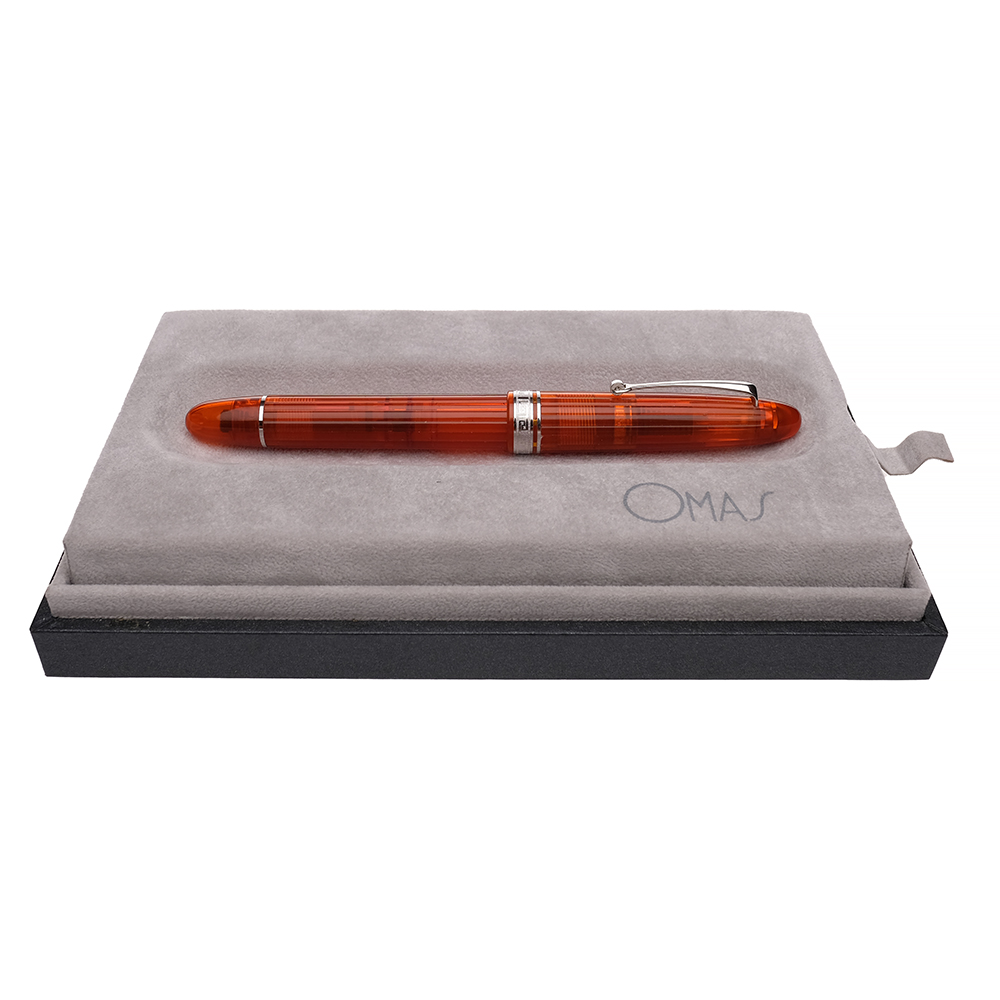 Omas Ogiva Alba Orange Fountain Pen Pre-owned