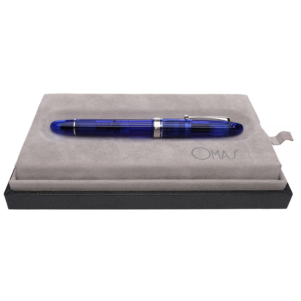 Omas Ogiva Cocktail Blue Fountain Pen Pre-owned