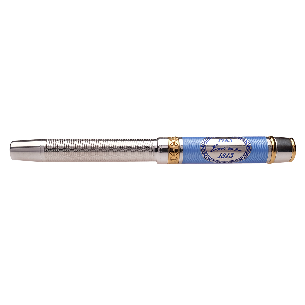 Onoto Horatio Nelson and Emma Hamilton Sterling Silver Fountain Pen Set Pre-owned