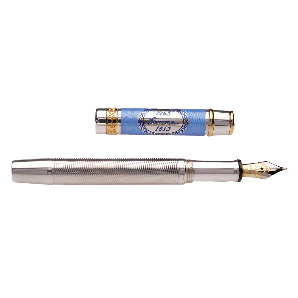 Onoto Horatio Nelson and Emma Hamilton Sterling Silver Fountain Pen Set Pre-owned
