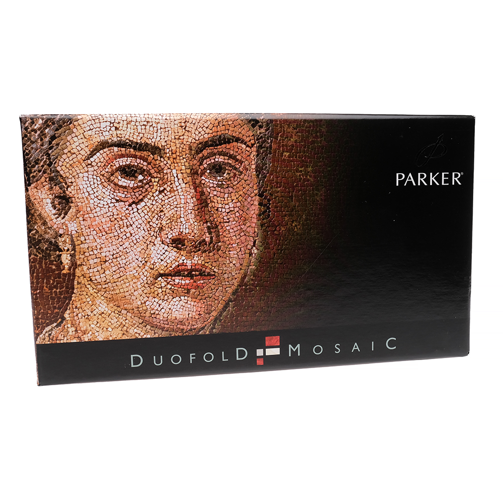 Parker Duofold Mosaic Black CT Balpen Pre-owned