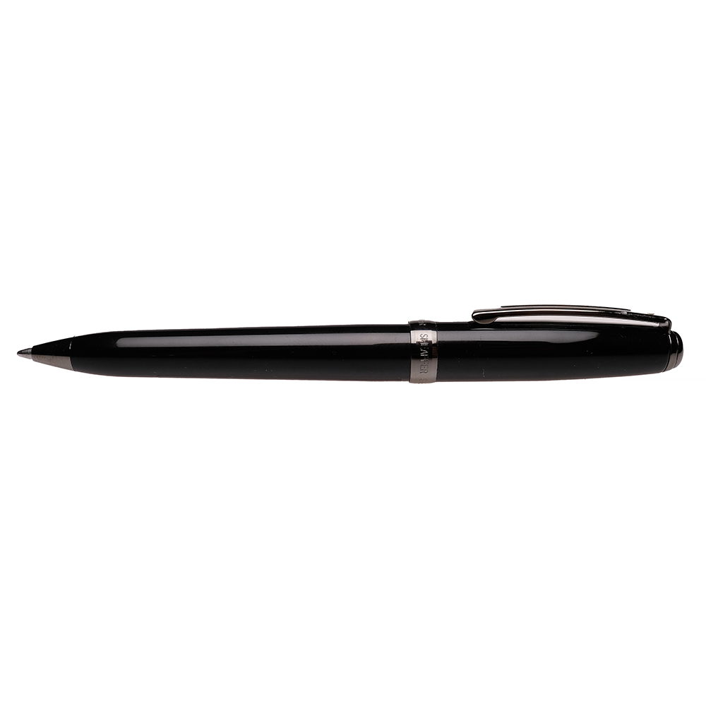Sheaffer Prelude Black Gunmetal Fountain Pen and Ballpoint Set Pre-owned