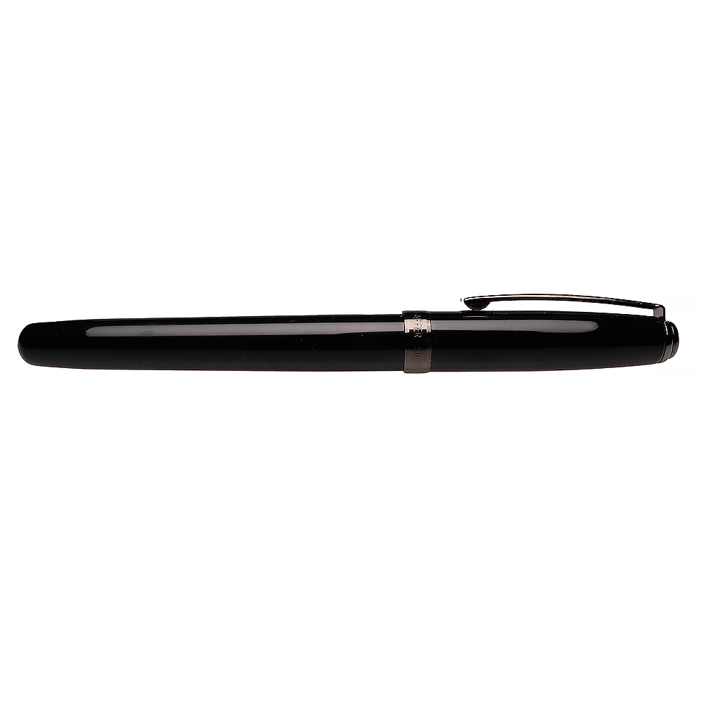 Sheaffer Prelude Black Gunmetal Fountain Pen and Ballpoint Set Pre-owned