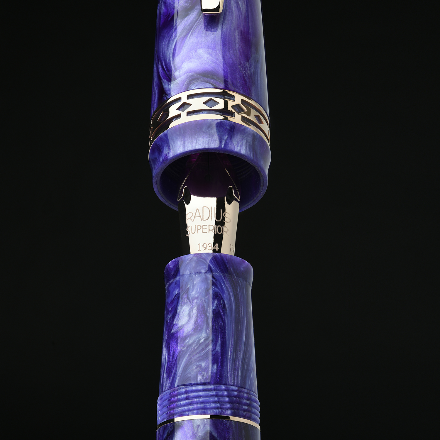 Radius Settimo Purple Swing Swirl RGT Fountain pen