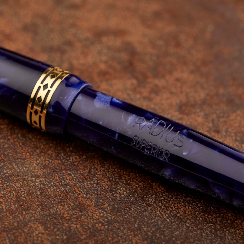 Radius Superior Riomaggiore Blue Caneta de Tinta Permanente