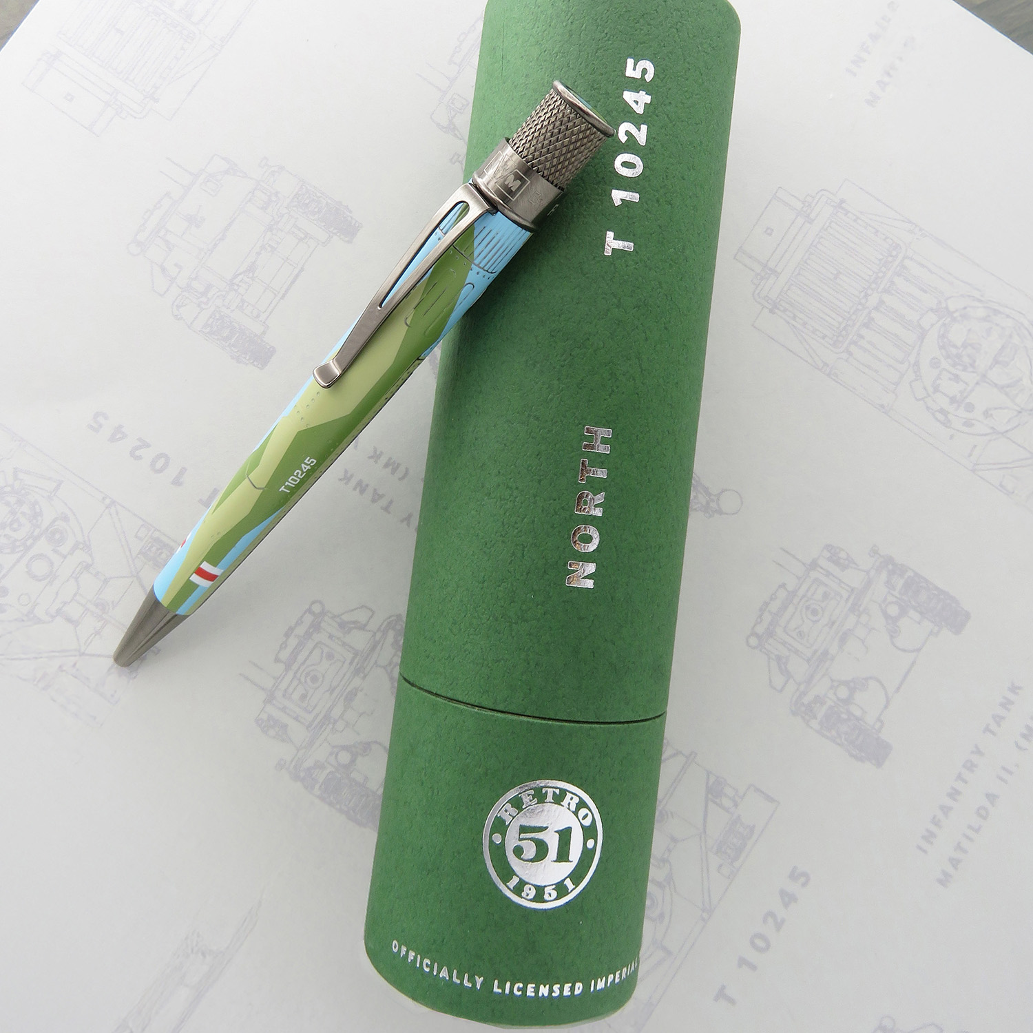 Retro 51 IWM Matilda Infantry Tank Rollerball / Ballpoint