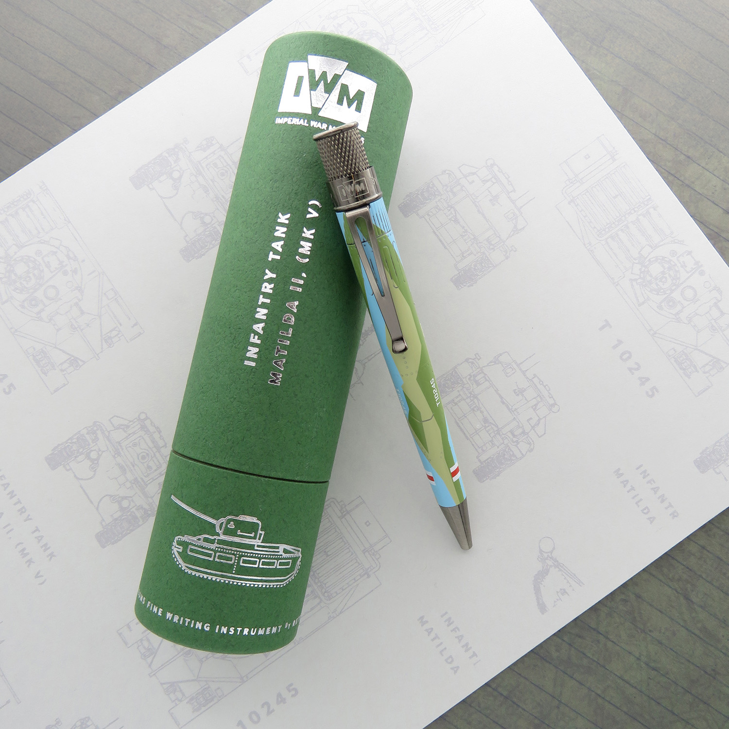 Retro 51 IWM Matilda Infantry Tank Rollerball / Ballpoint