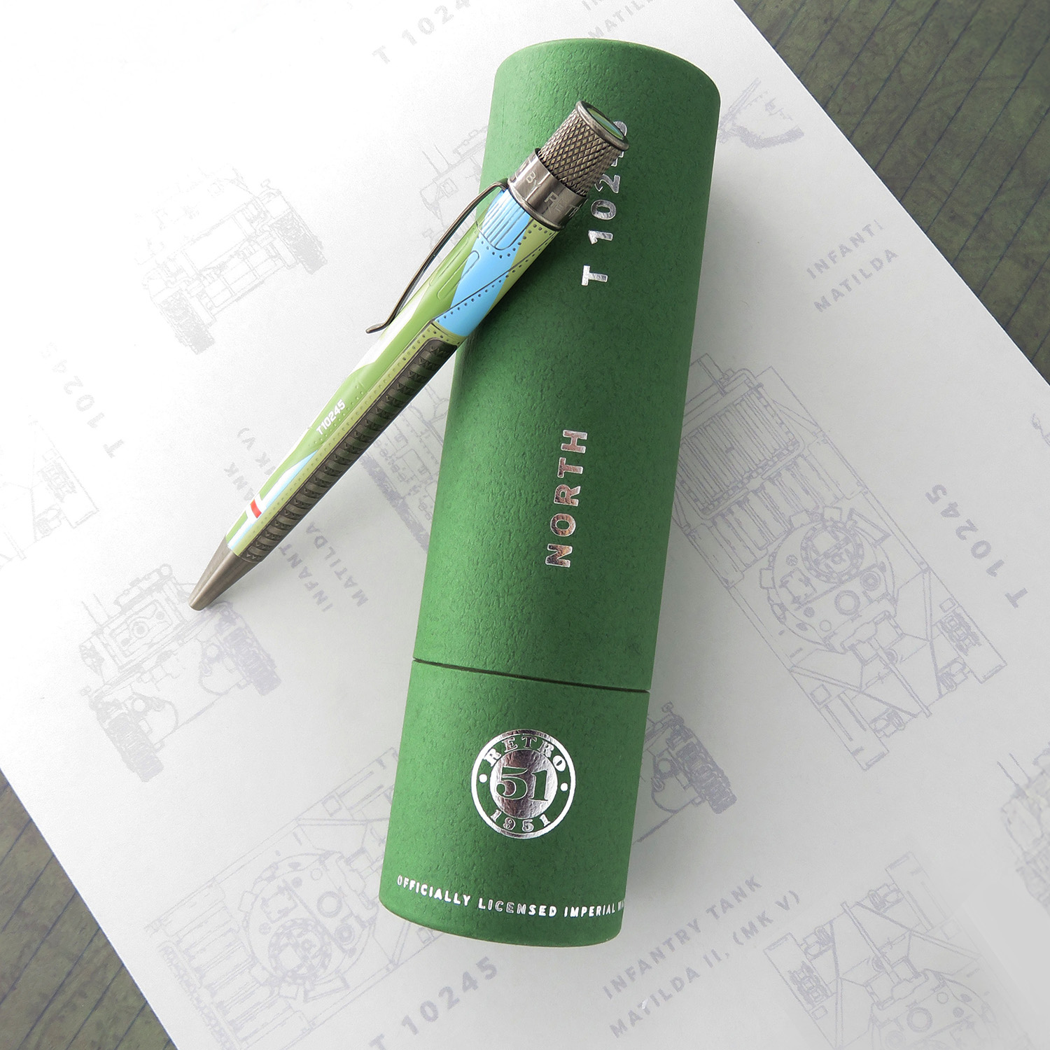Retro 51 IWM Matilda Infantry Tank Rollerball / Ballpoint