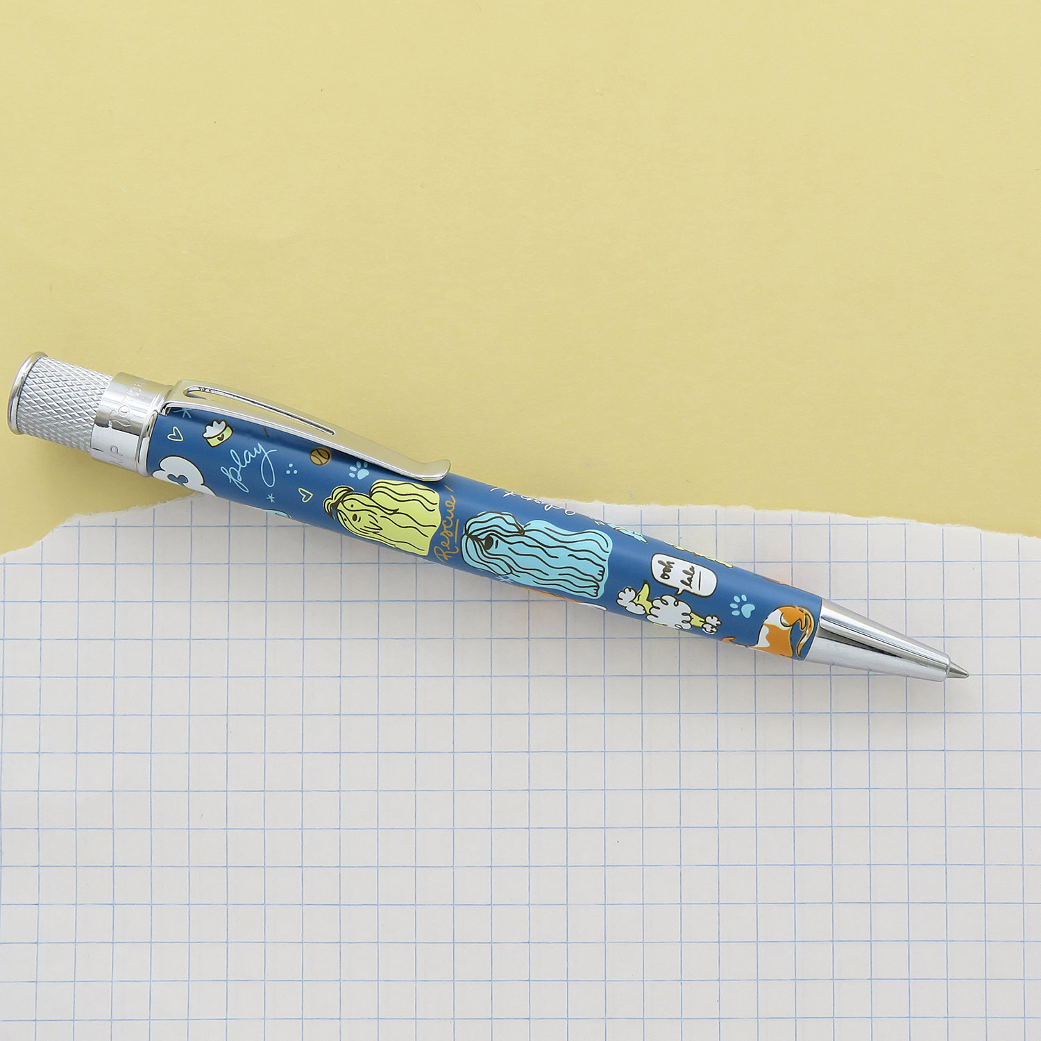 Retro 51 Tornado Dog Rescue 6 Rollerball / Balpen