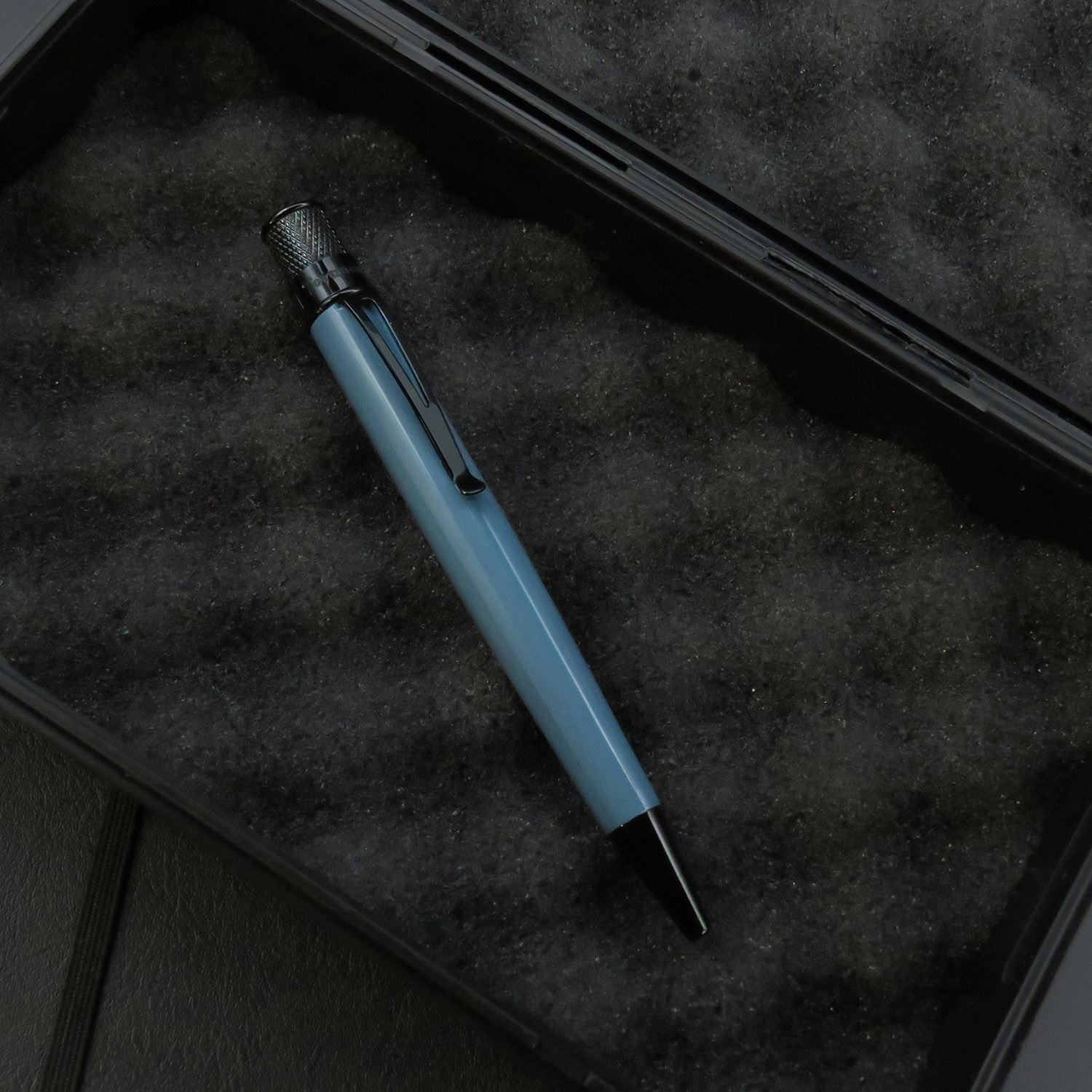 Retro 51 Tornado Stealth Slate Blue Rollerball / Ballpoint