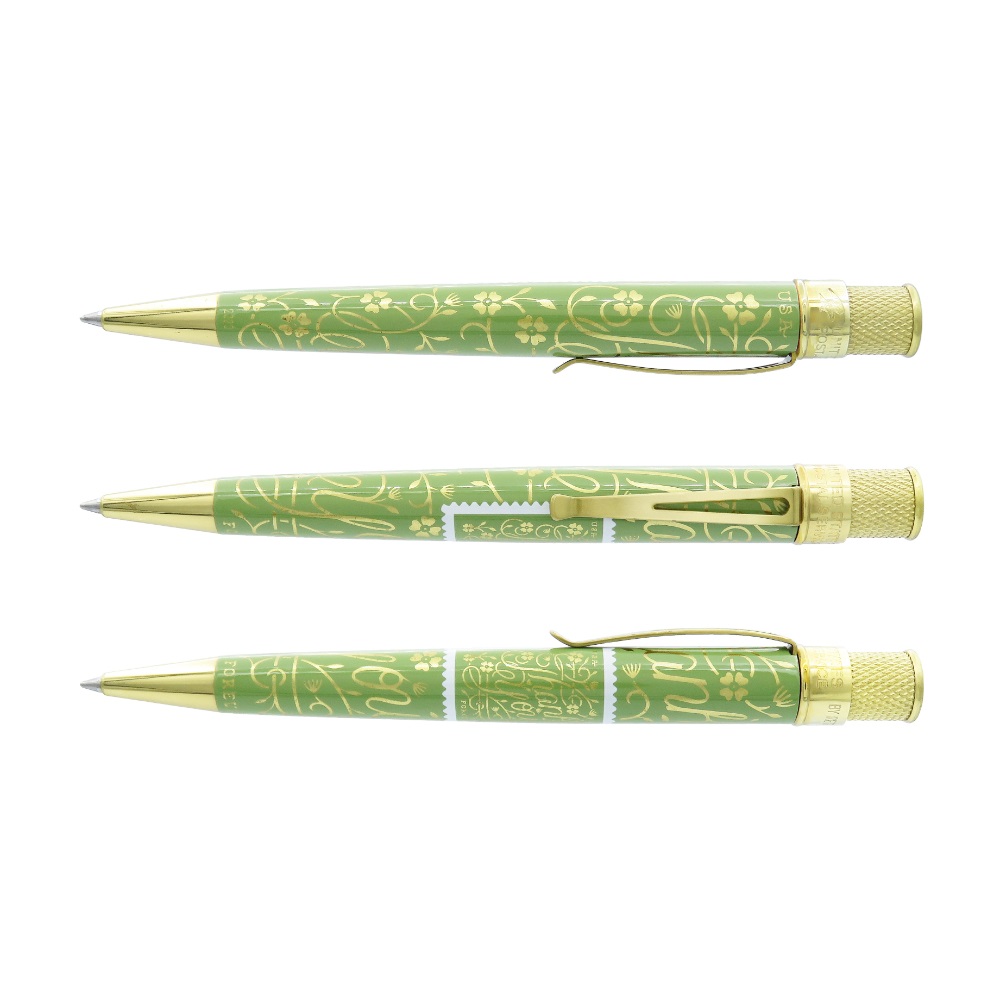 Retro 51 Tornado USPS Thank You Muted Green Rollerball / Esferográfica