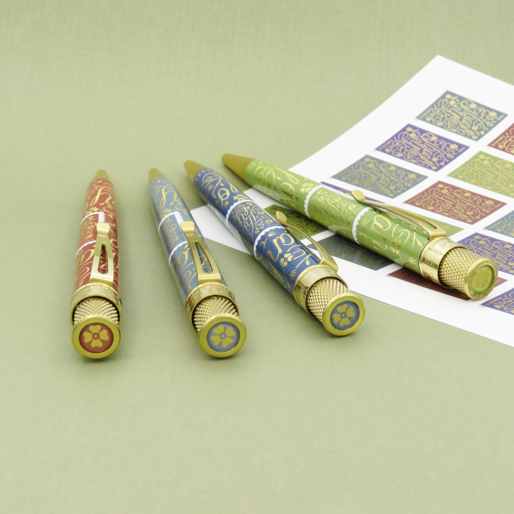 Retro 51 Tornado USPS Thank You Blue Gray Rollerball / Ballpoint