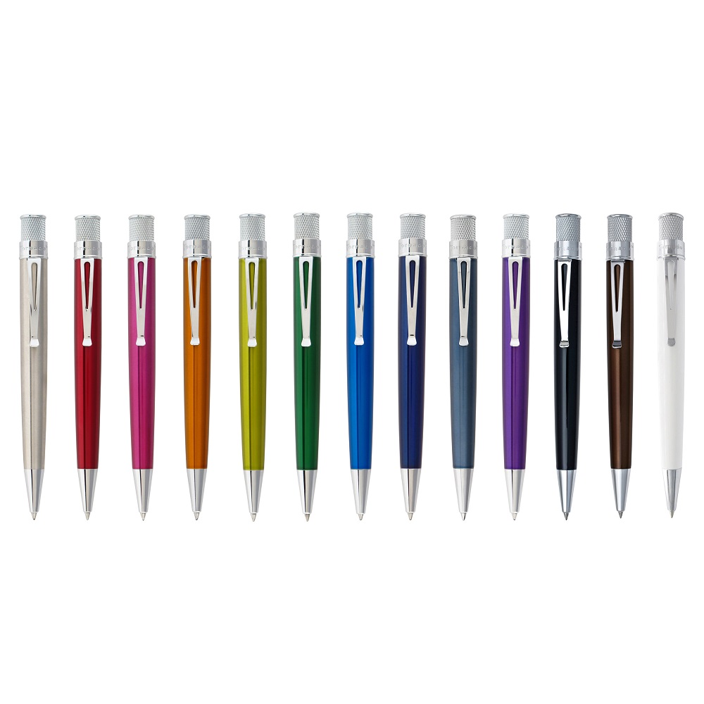 Retro 51 Tornado Classic White / Glow in the Dark Rollerball / Kugelschreiber