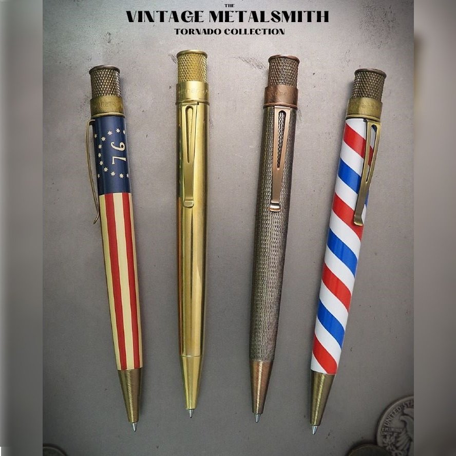 Retro 51 Tornado Vintage Metalsmith Frederick Douglass Rollerball / Balpen