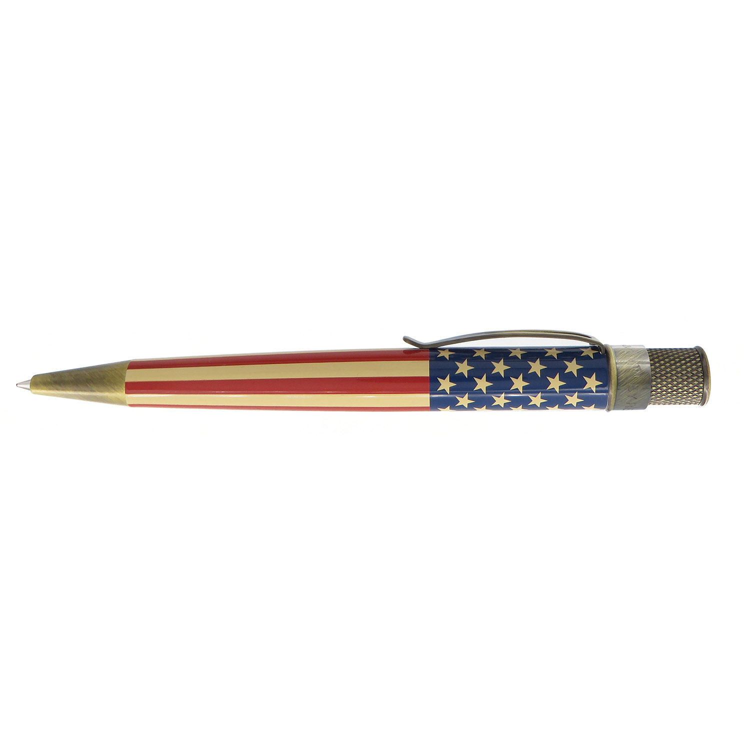 Retro 51 Tornado Vintage Metalsmith Tribute 250 Flag Rollerball / Balpen