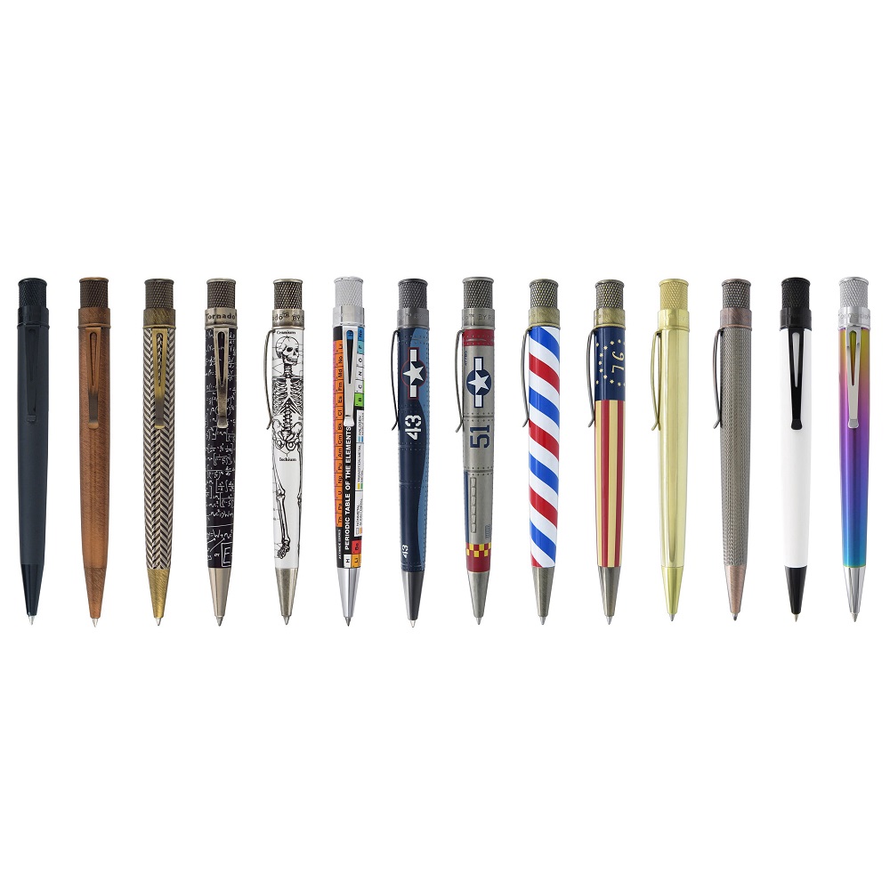 Retro 51 Tornado Vintage Metalsmith Chromatic Rollerball / Ballpoint