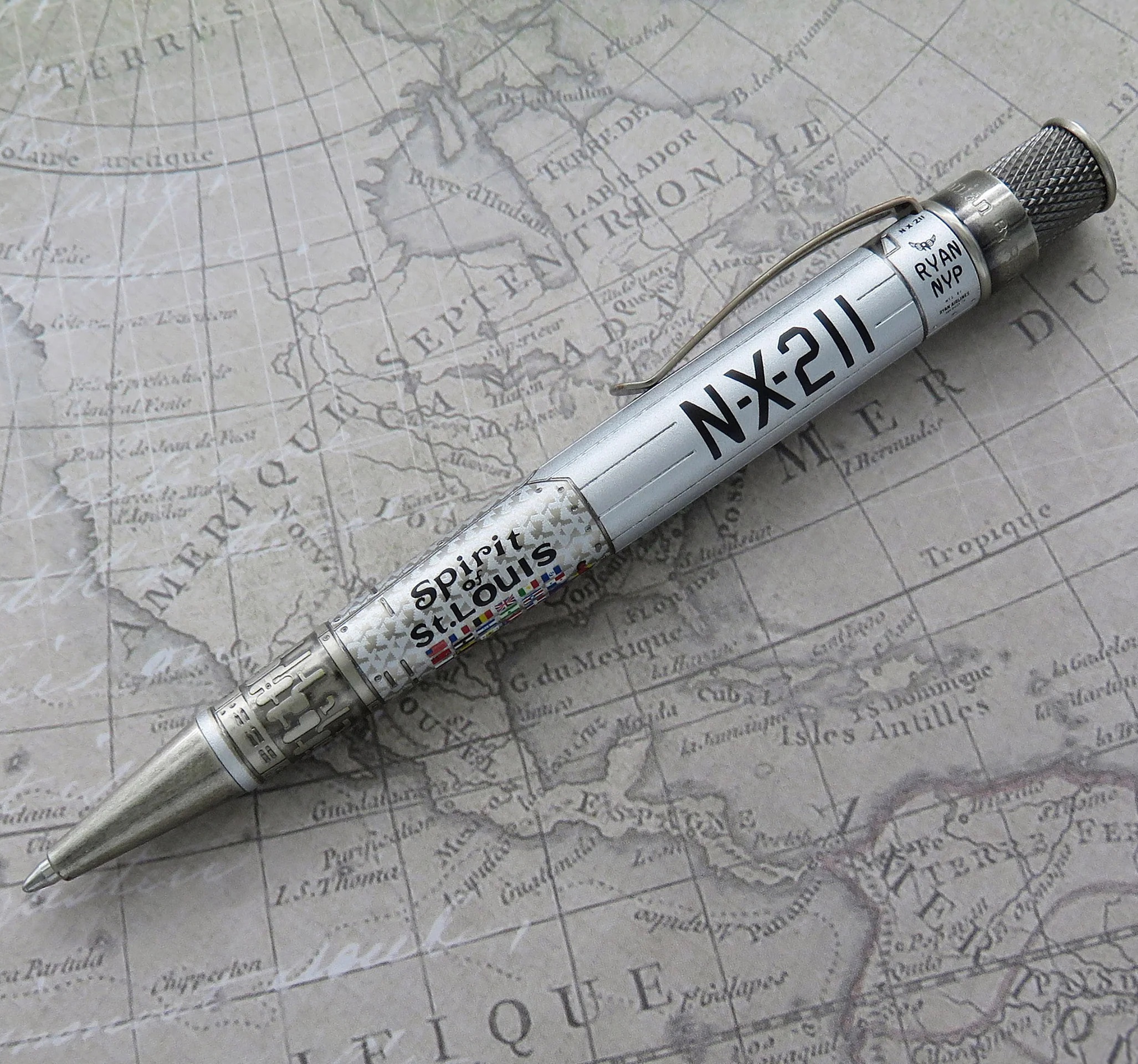Retro 51 Tornado Smithsonian Spirit of St. Louis Rollerball / Ballpoint