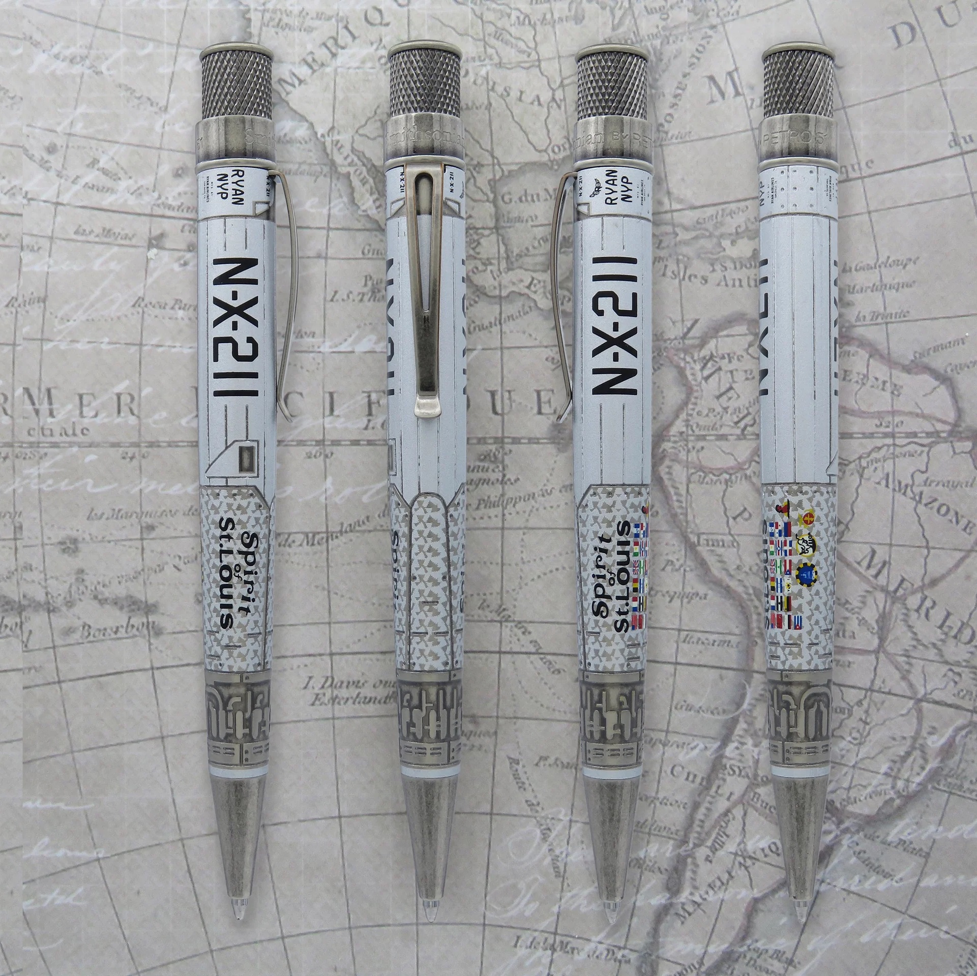 Retro 51 Tornado Smithsonian Spirit of St. Louis Rollerball / Ballpoint