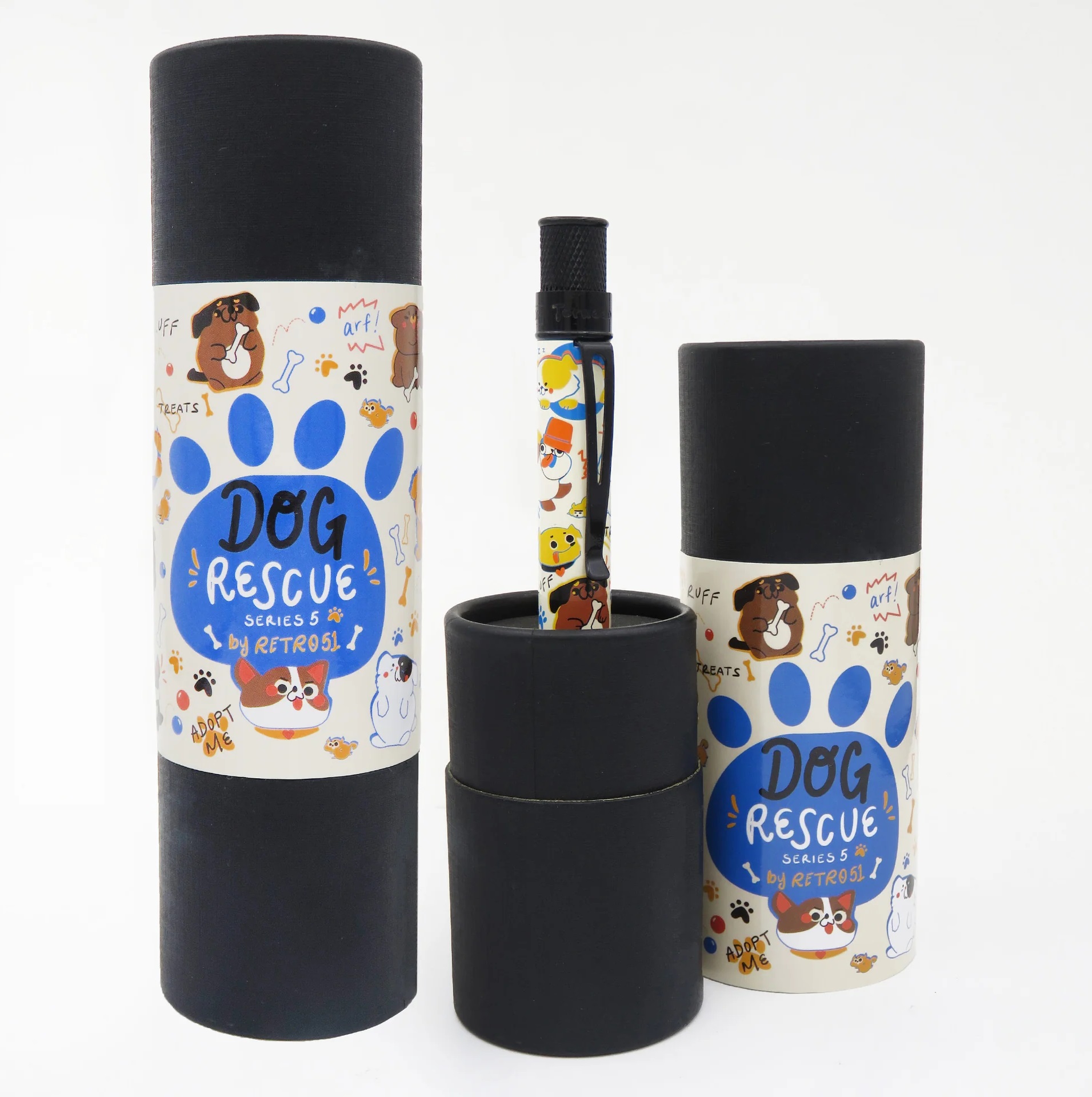 Retro 51 Tornado Dog Rescue 5 Roller / Stylo bille