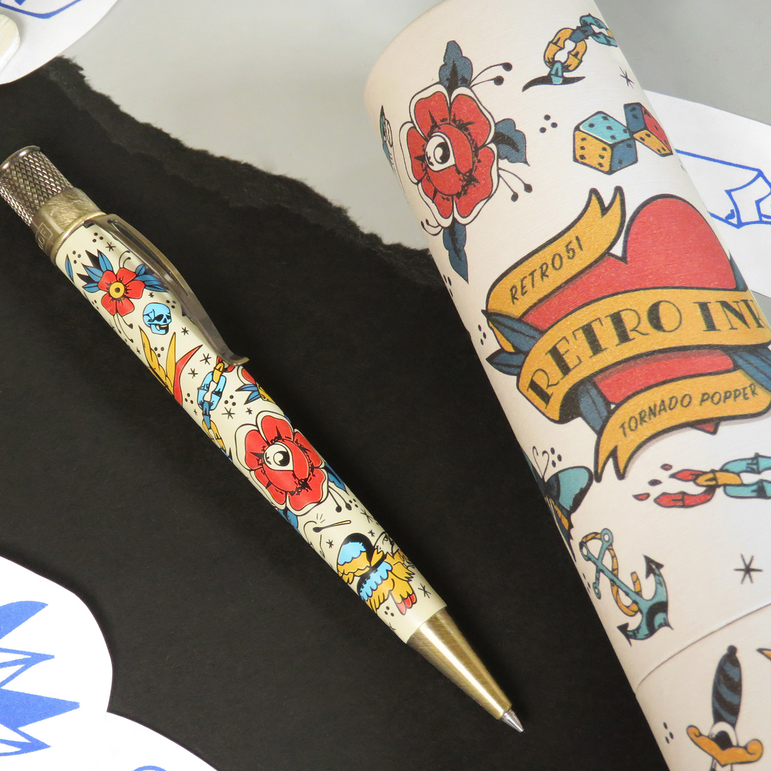 Retro 51 Tornado Popper Retro Ink LE Rollerball / Esferográfica