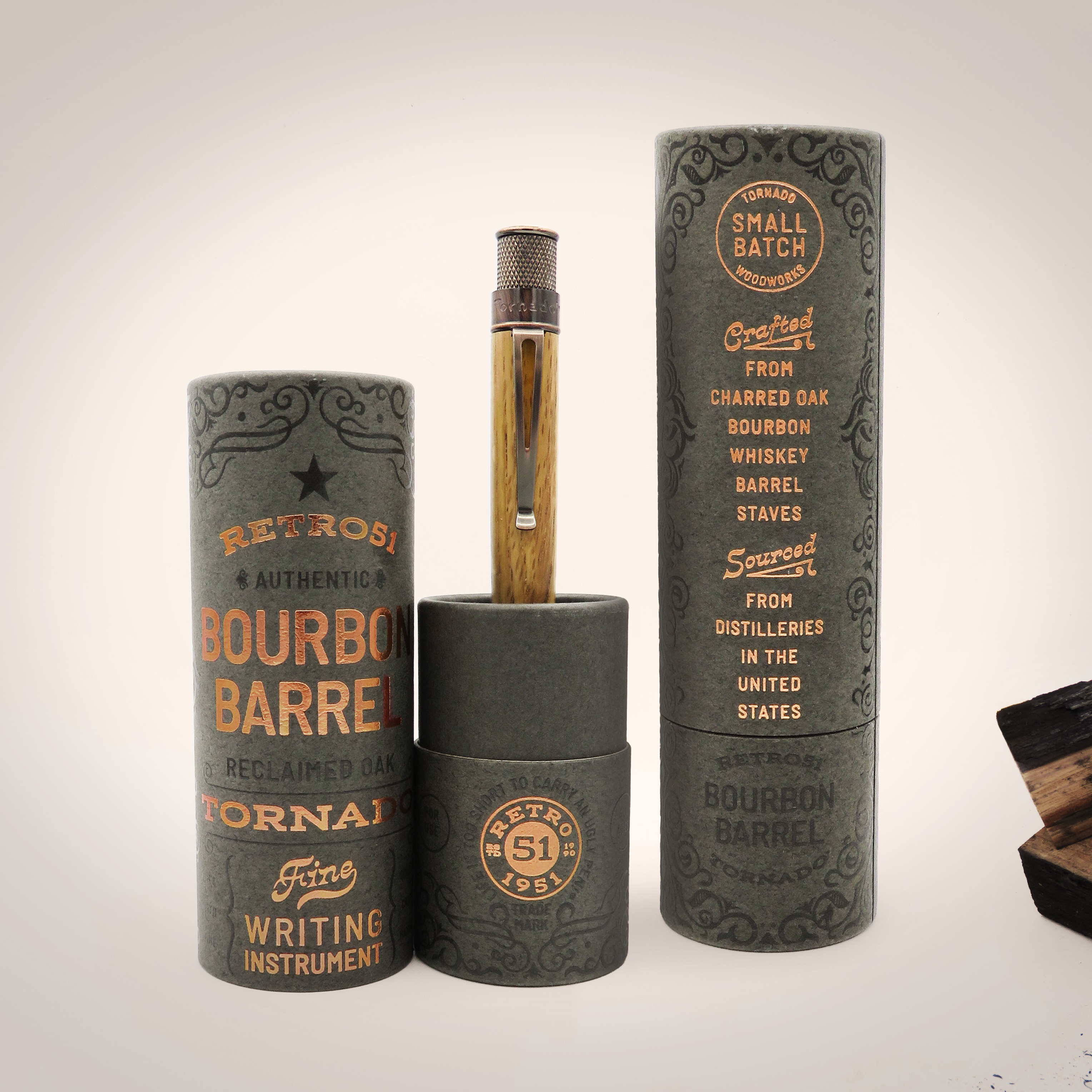 Retro 51 Tornado Bourbon Barrel Rollerball / Balpen